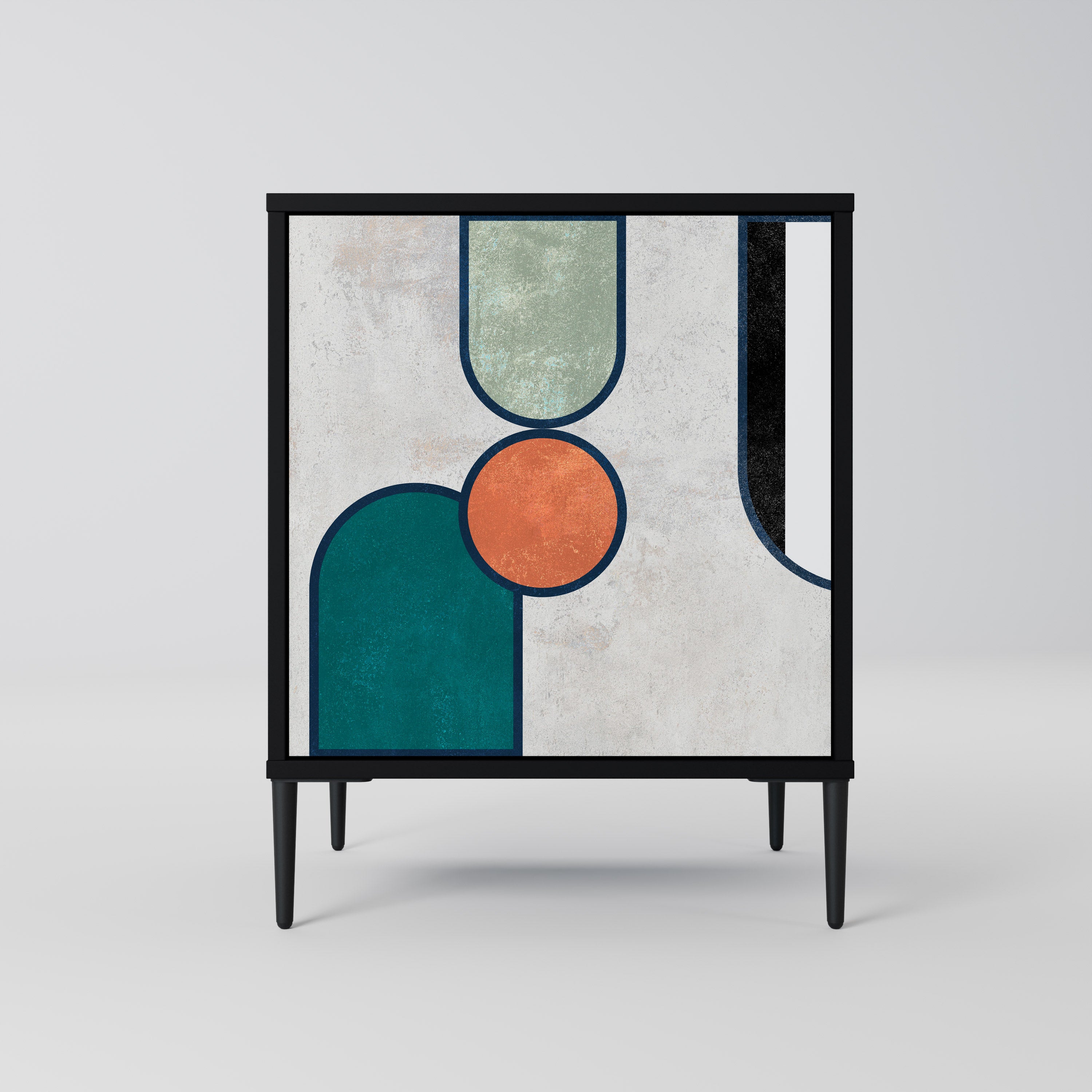 COOL STORY Komoda 1-drzwiowa korpus Czarny