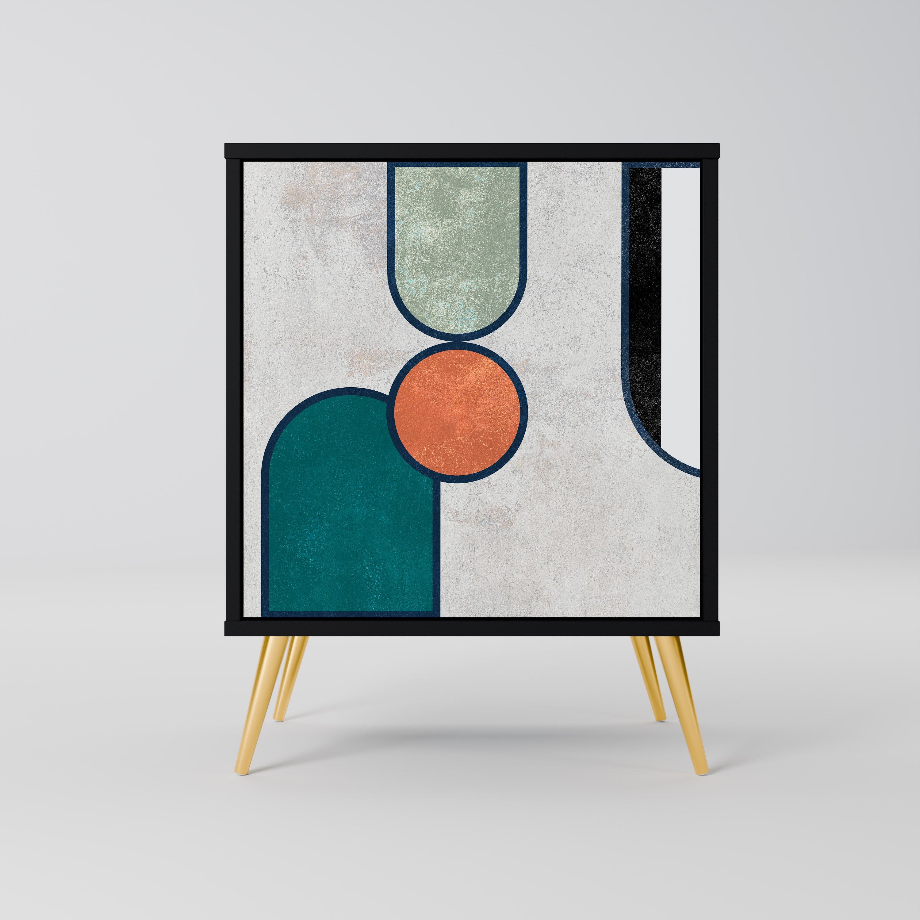 COOL STORY Komoda 1-drzwiowa korpus Czarny