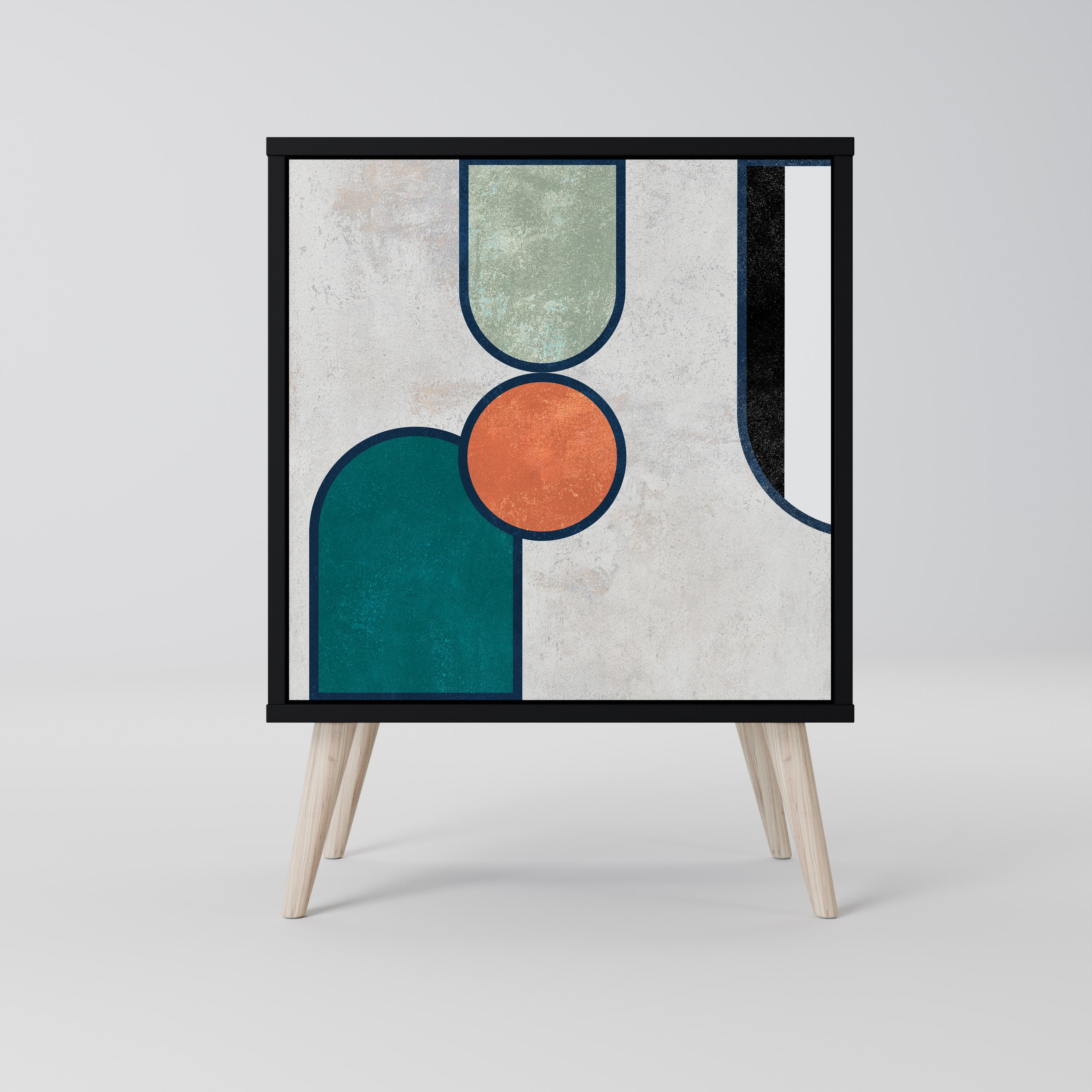 COOL STORY Komoda 1-drzwiowa korpus Czarny