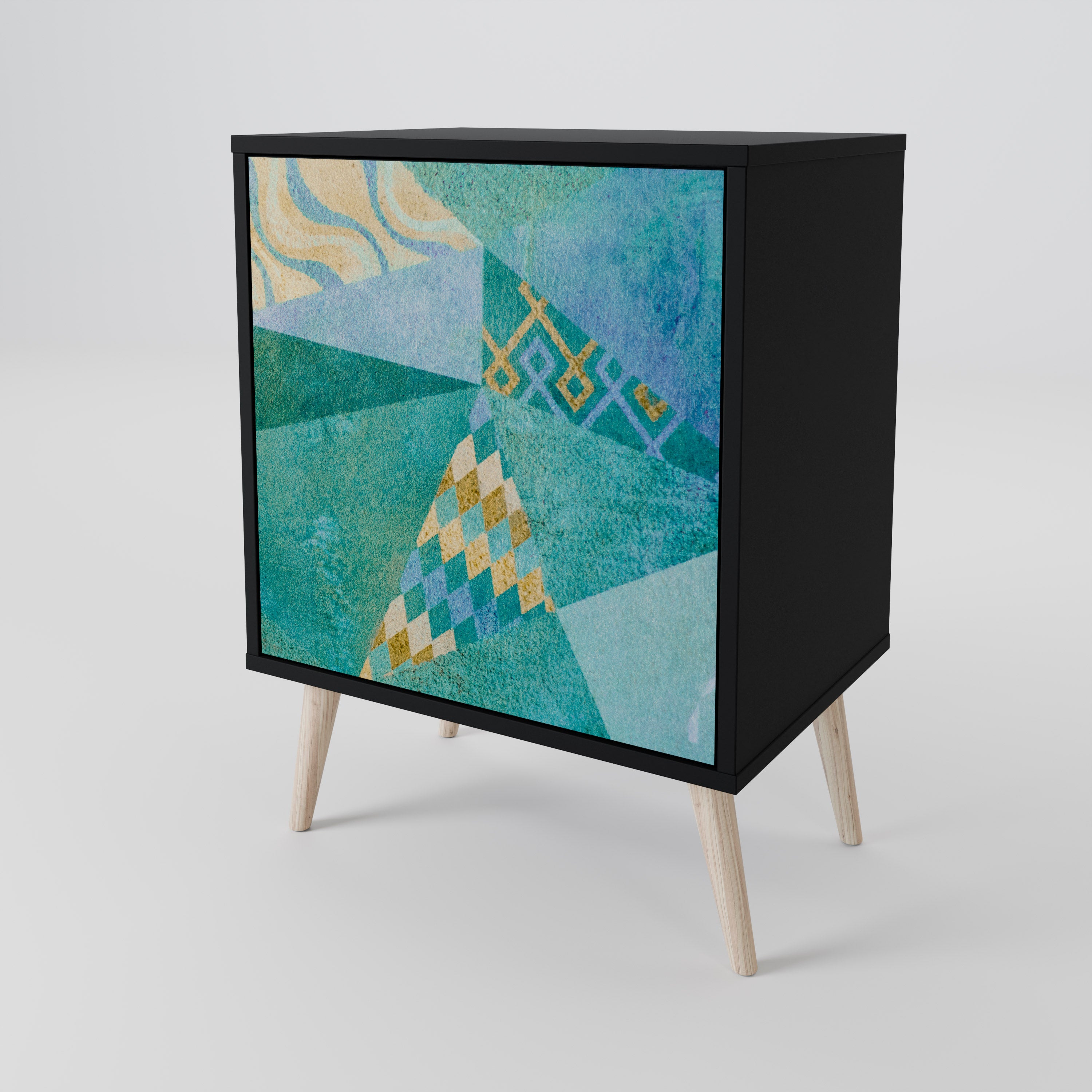 SPECTRUM SPLENDOR Komoda 1-drzwiowa korpus Czarny