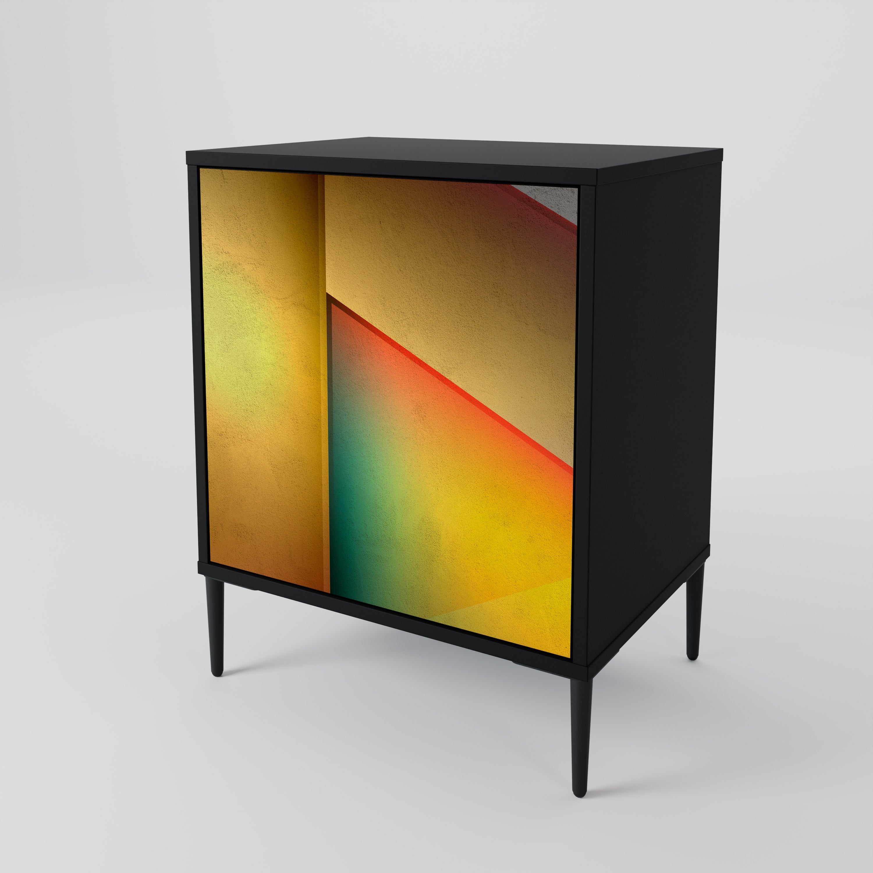 PIERCING SHARPNESS Komoda 1-drzwiowa korpus Czarny