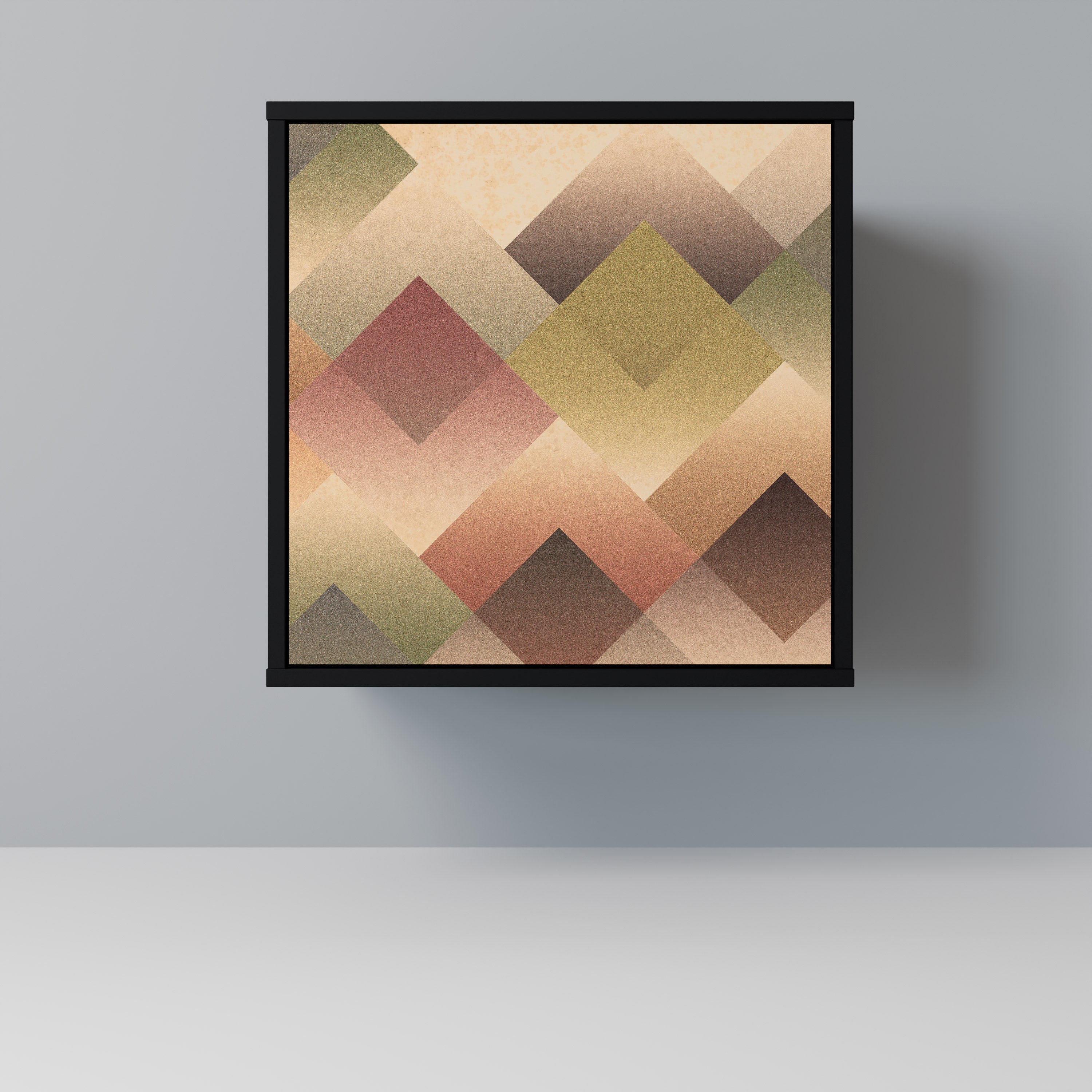 GEOMETRIC FUSION Komoda 1-drzwiowa korpus Czarny