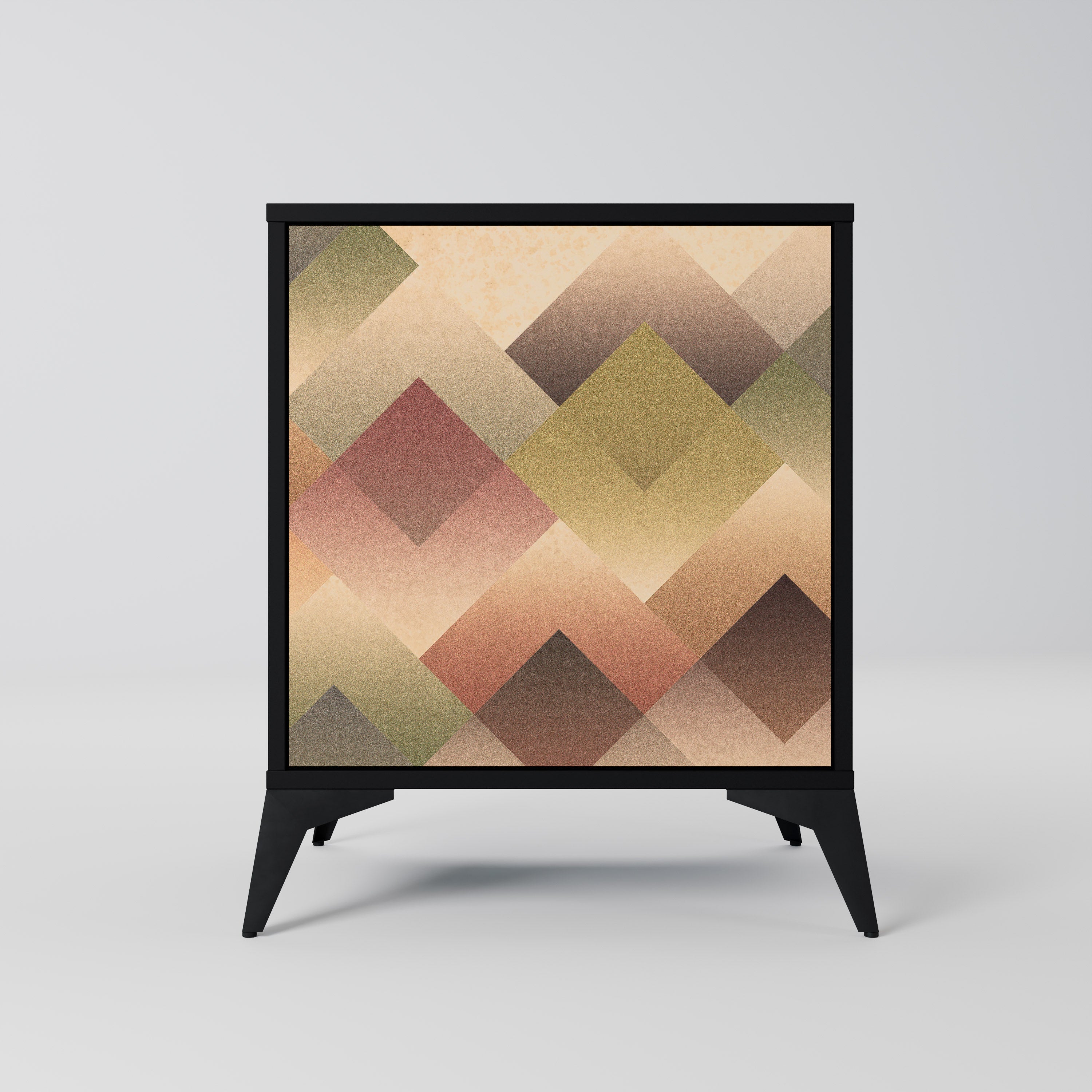 GEOMETRIC FUSION Komoda 1-drzwiowa korpus Czarny