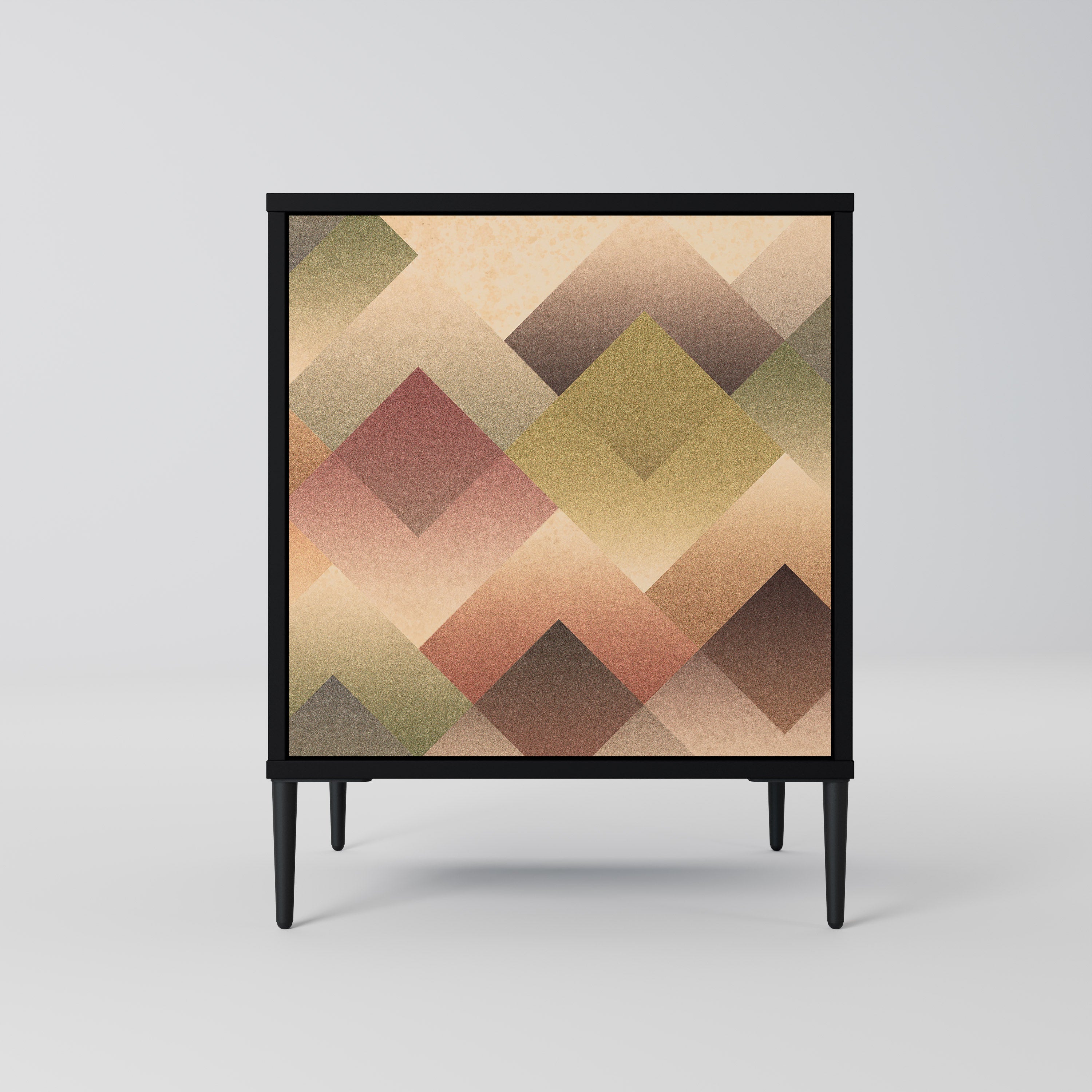 GEOMETRIC FUSION Komoda 1-drzwiowa korpus Czarny