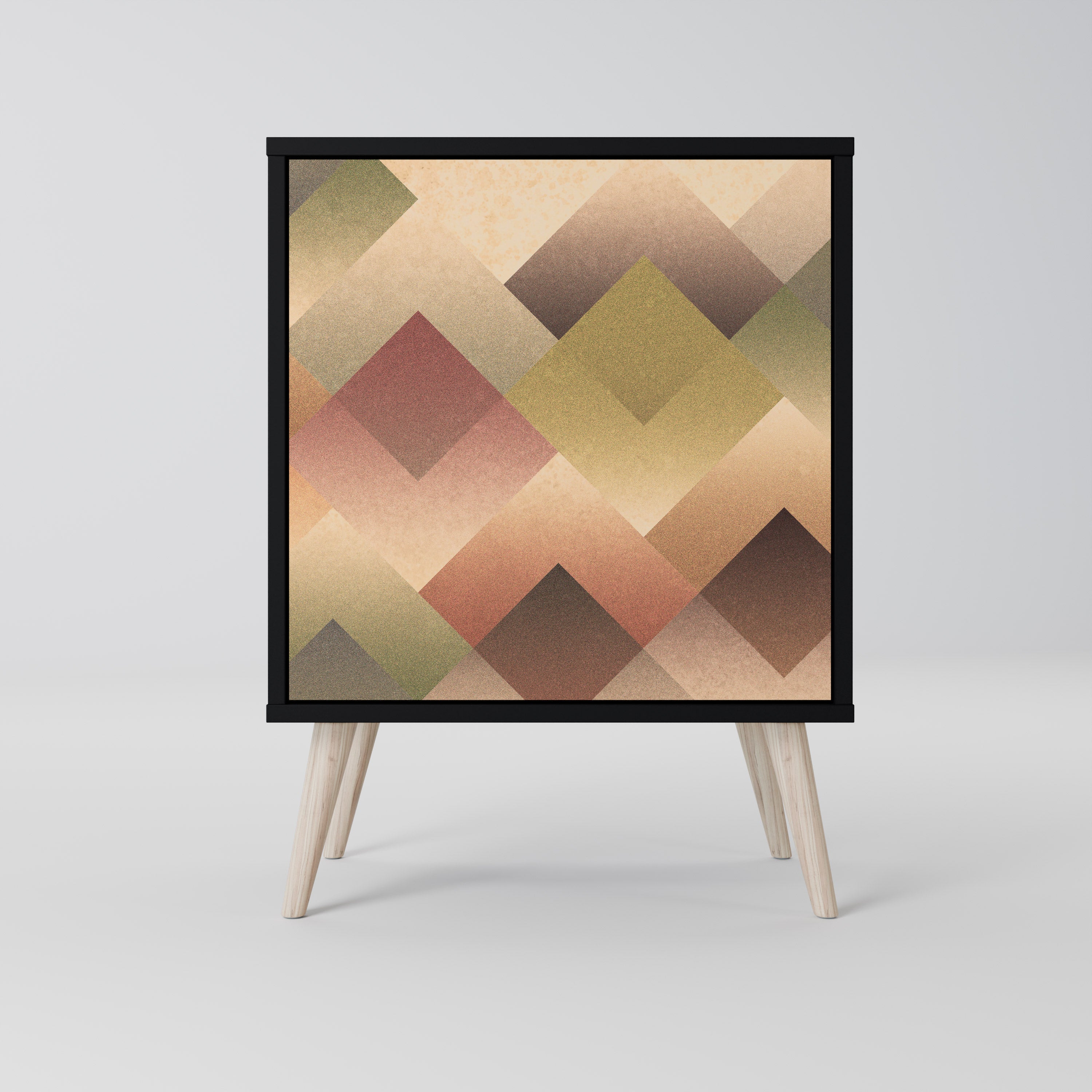 GEOMETRIC FUSION Komoda 1-drzwiowa korpus Czarny