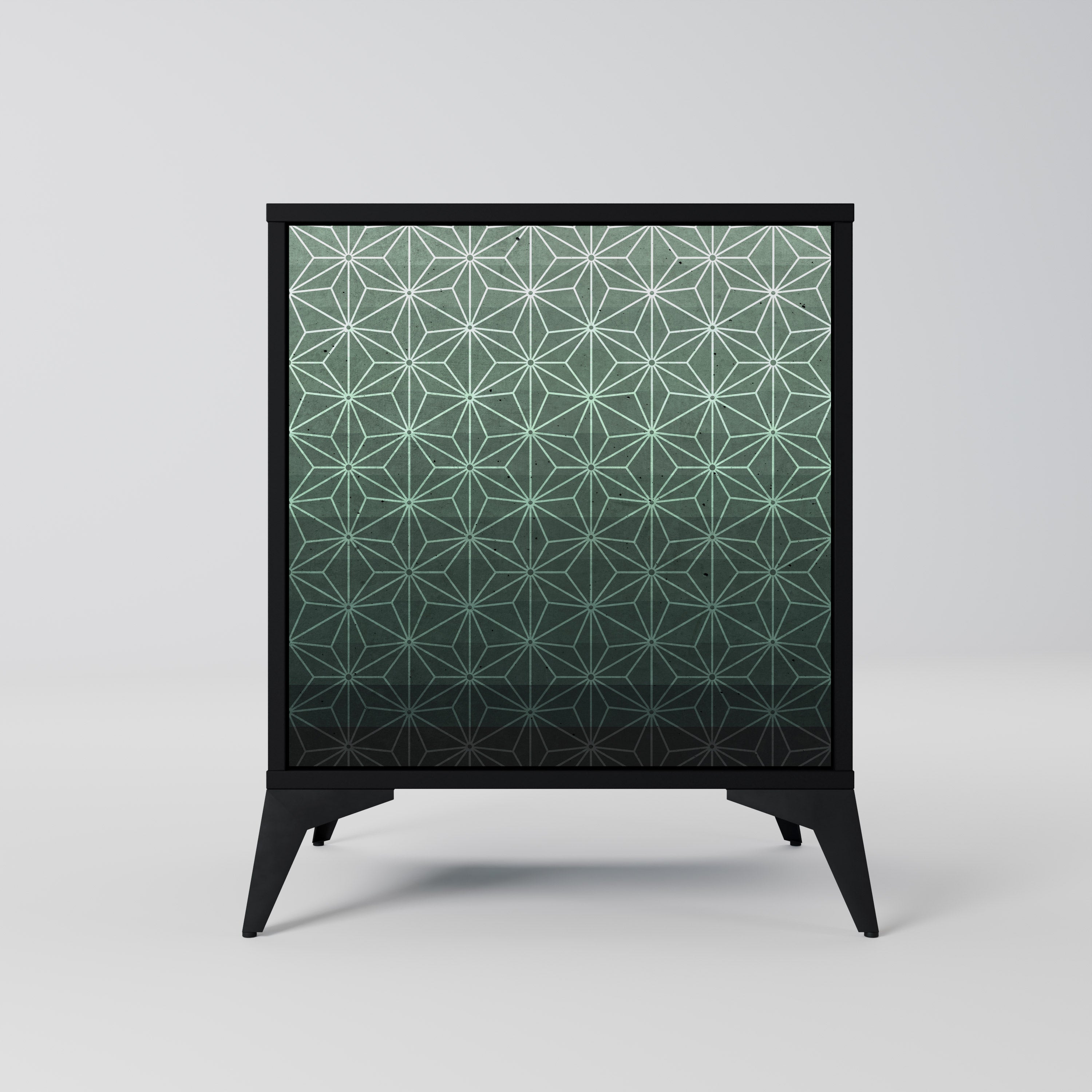 ORNAMENTAL GLIMMER Komoda 1-drzwiowa korpus Czarny