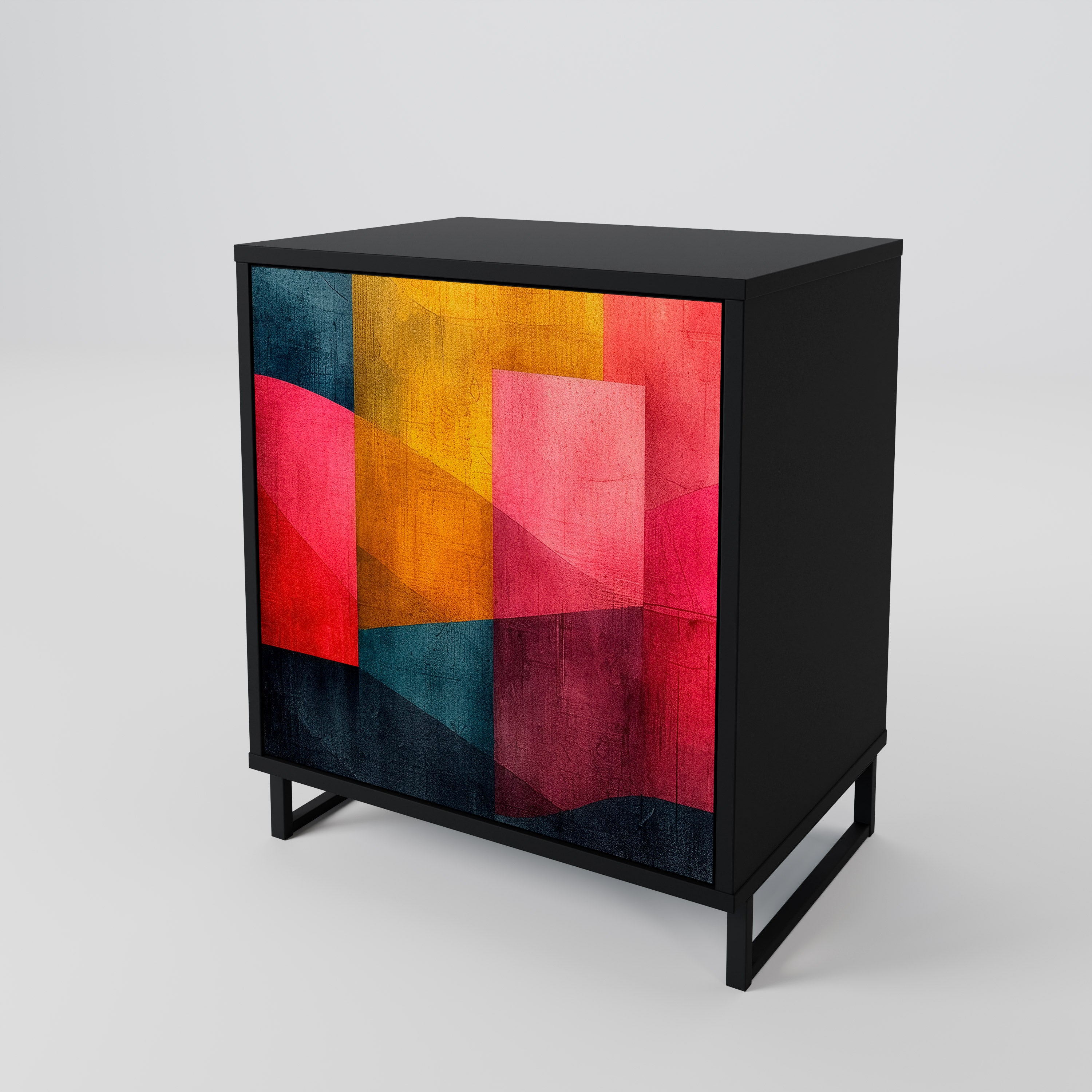 COLORFUL SOUNDS Komoda 1-drzwiowa korpus Czarny