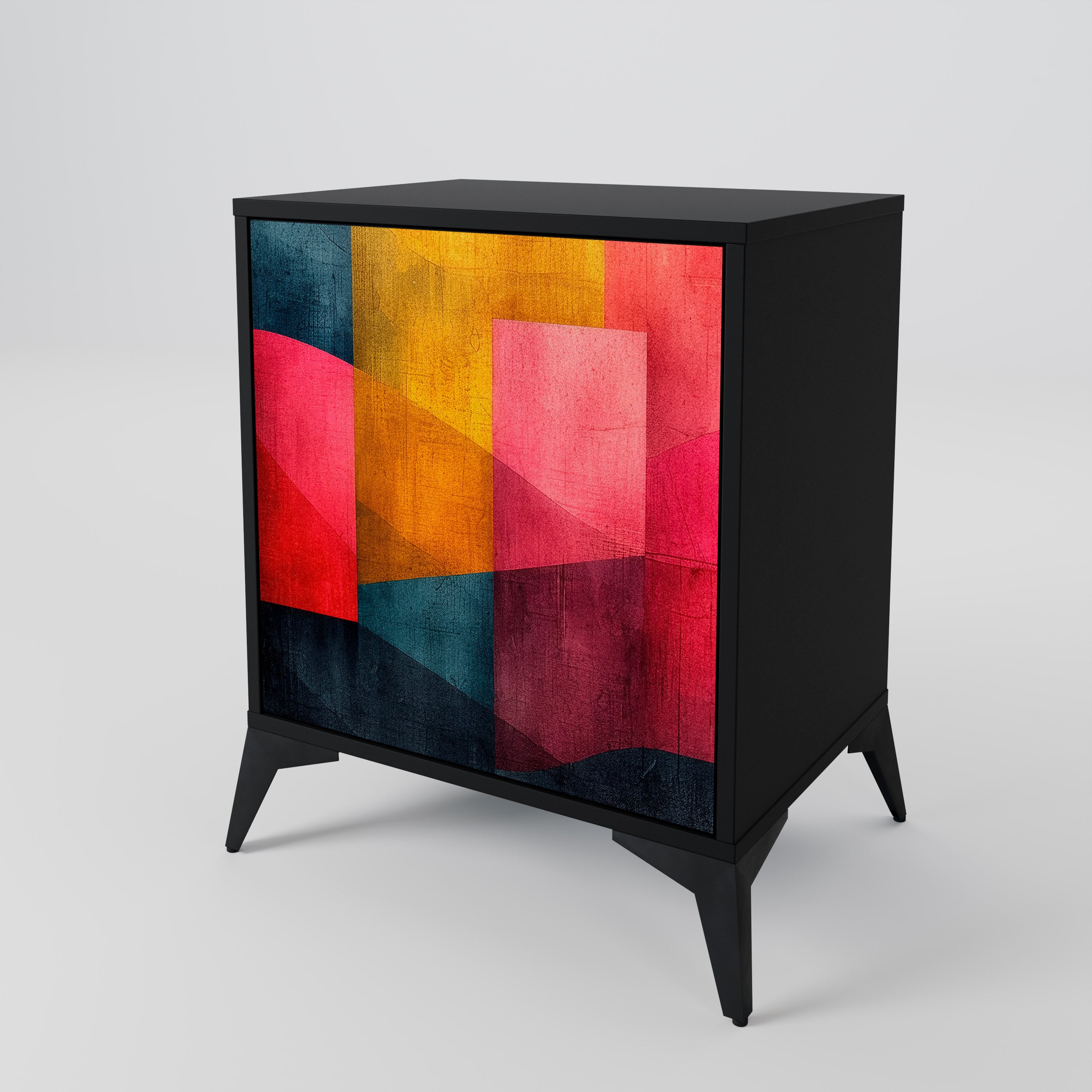 COLORFUL SOUNDS Komoda 1-drzwiowa korpus Czarny