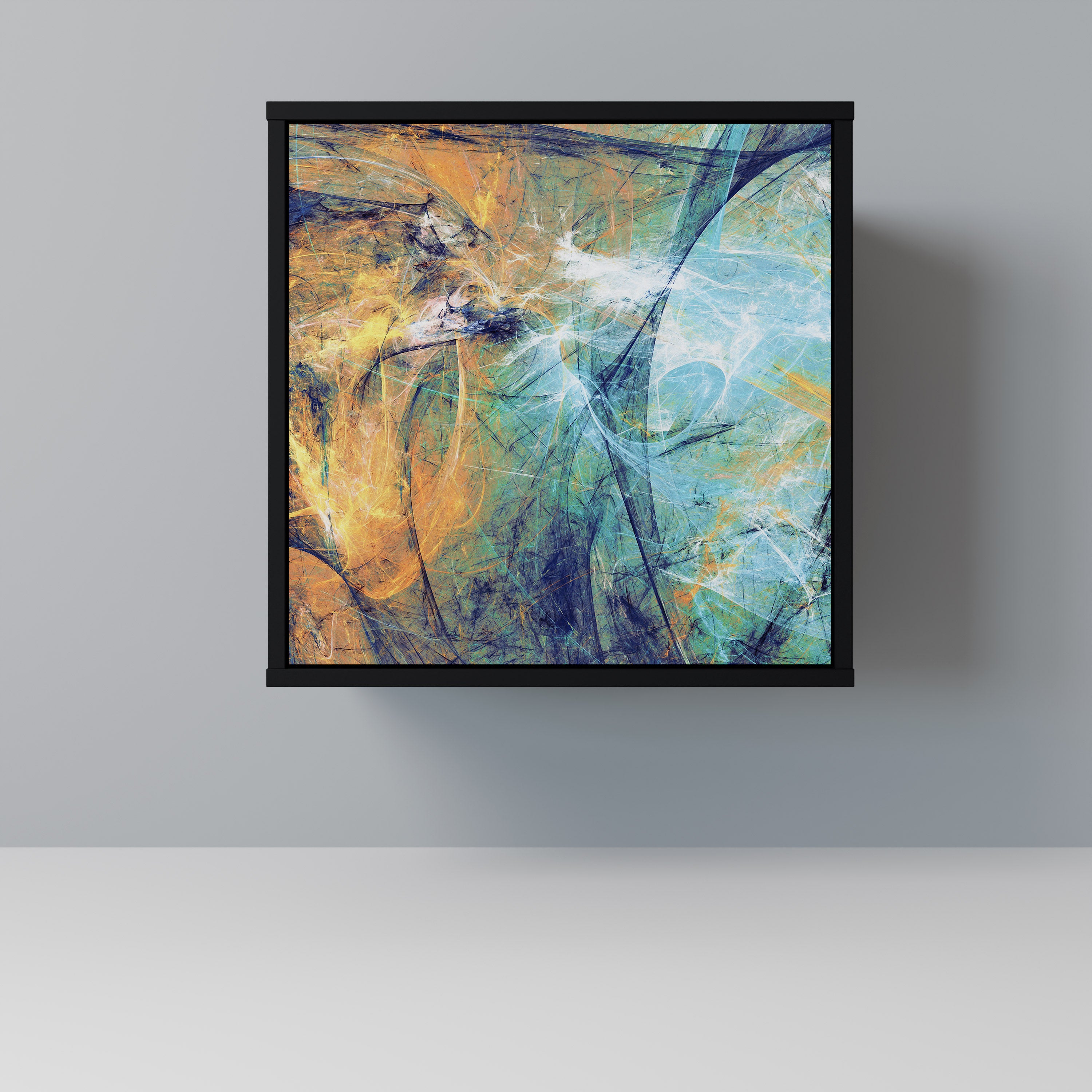 ABSTRACT THOUGHTS Komoda 1-drzwiowa korpus Czarny