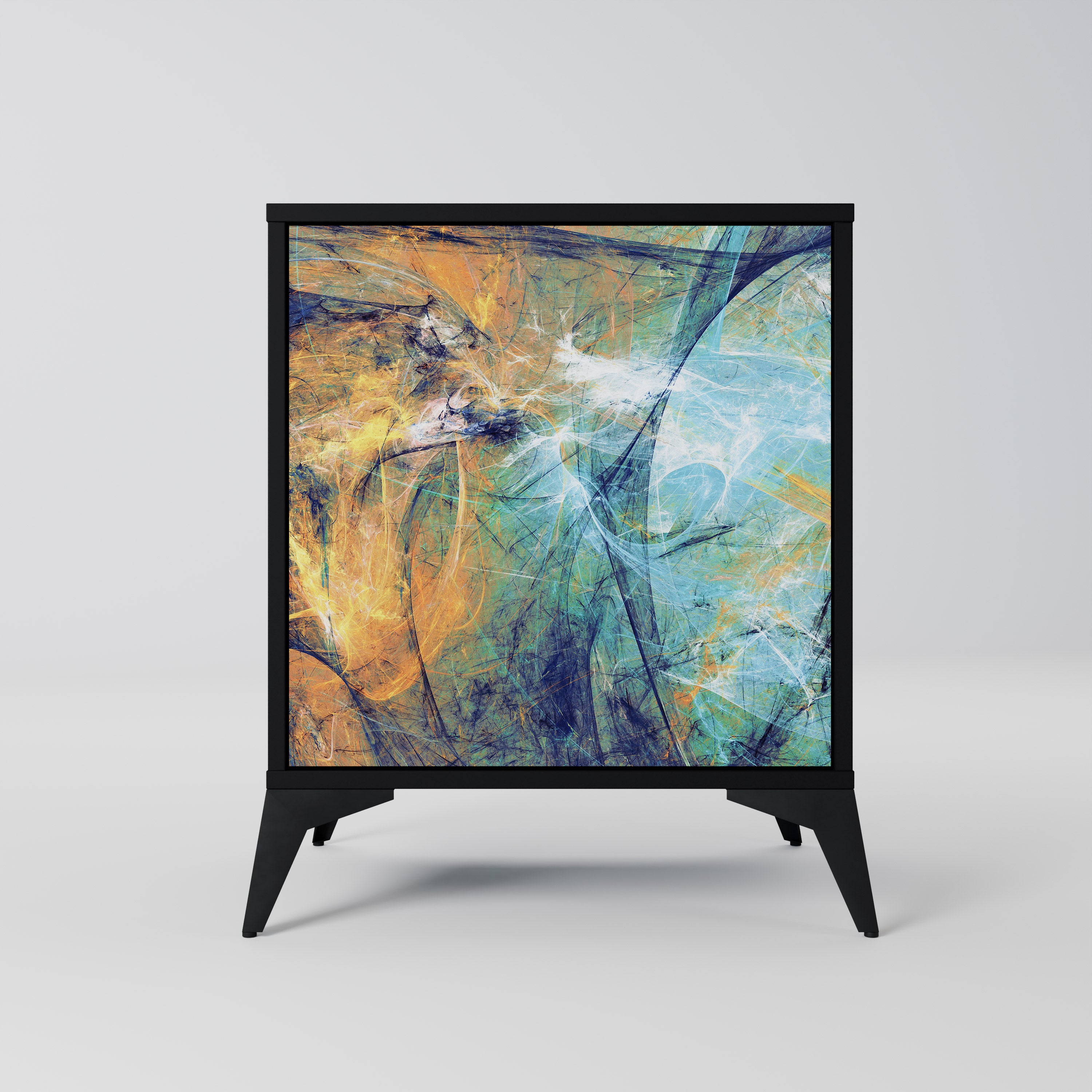 ABSTRACT THOUGHTS Komoda 1-drzwiowa korpus Czarny