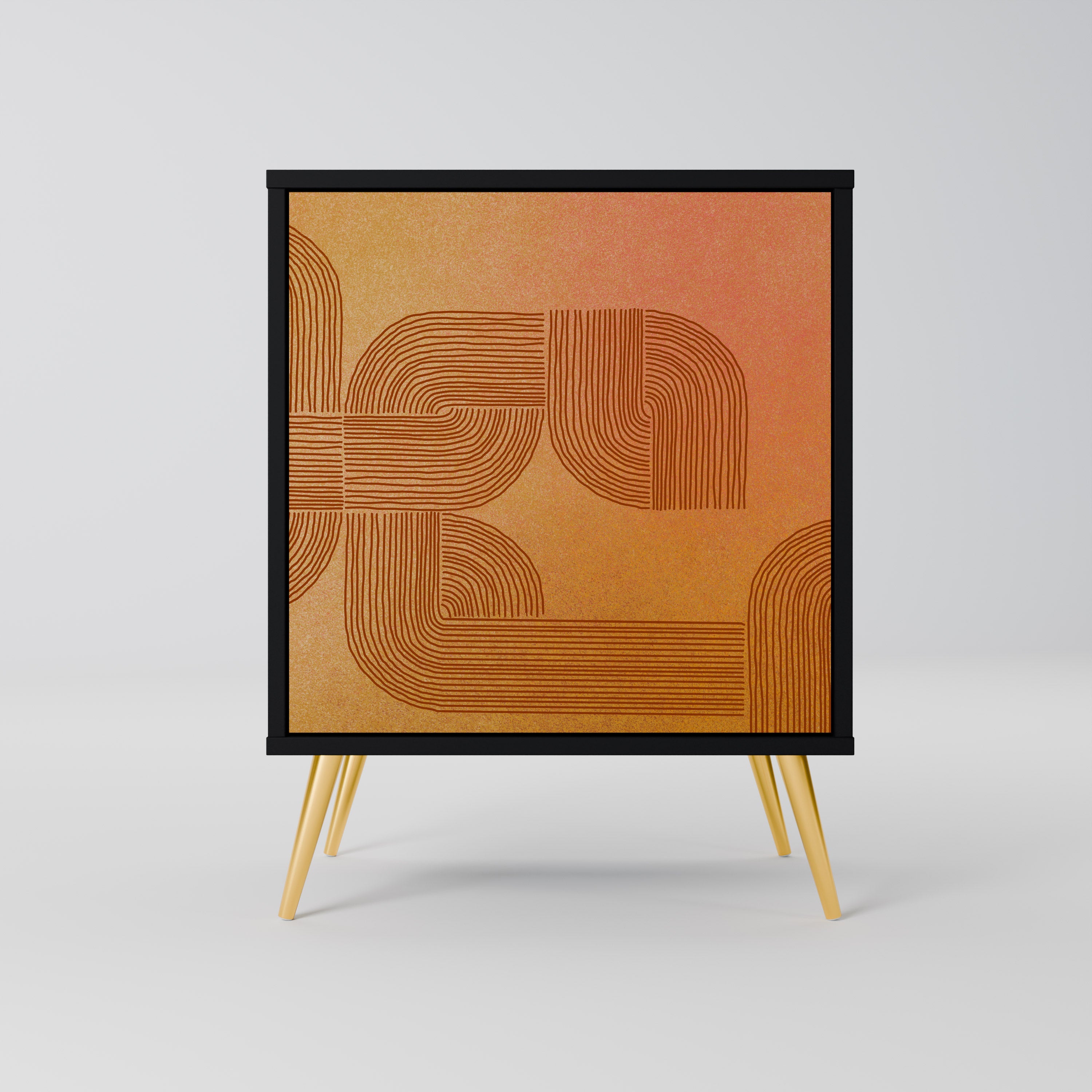 STRENGTHENING RELATION Komoda 1-drzwiowa korpus Czarny