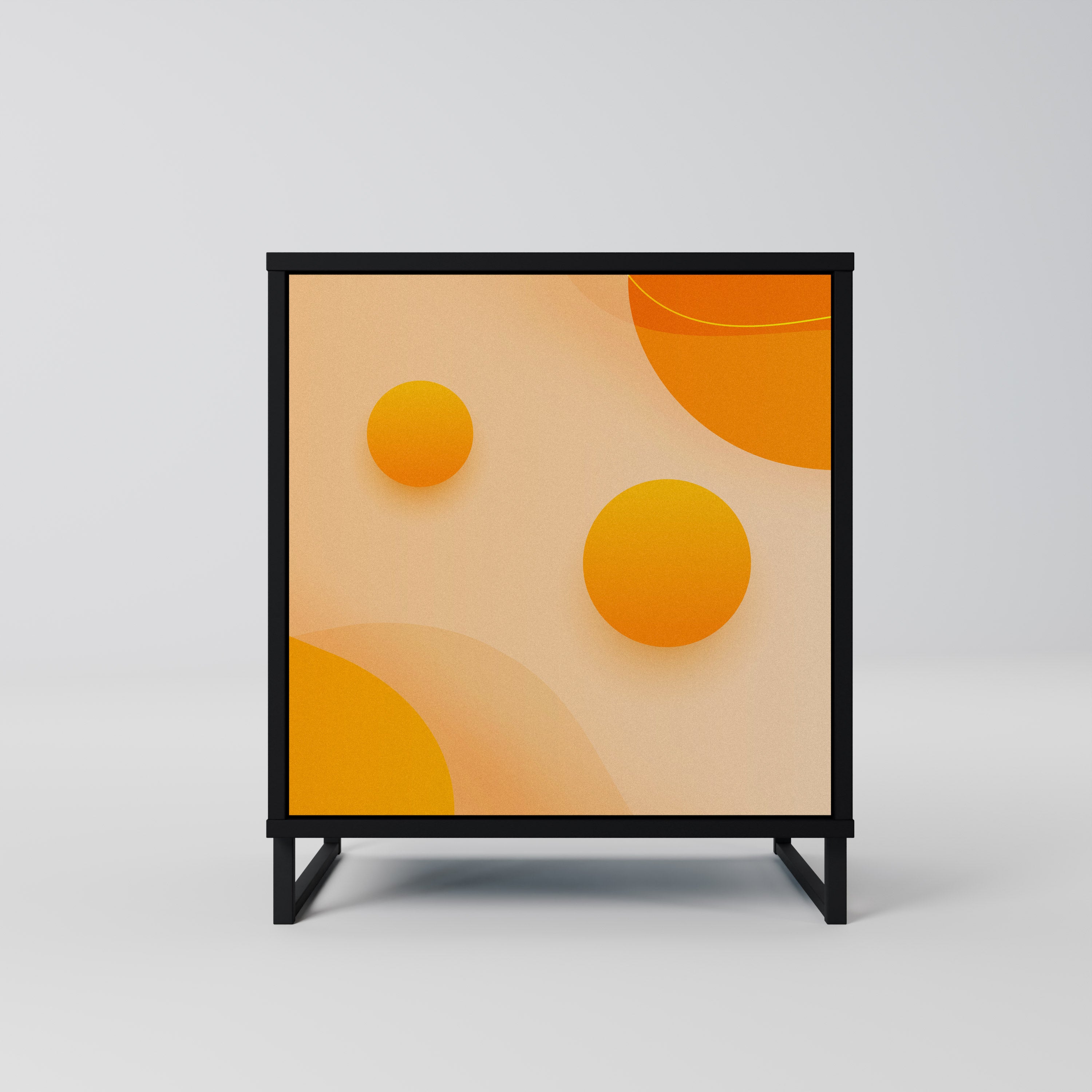 ORANGE ARRANGEMENT Komoda 1-drzwiowa korpus Czarny