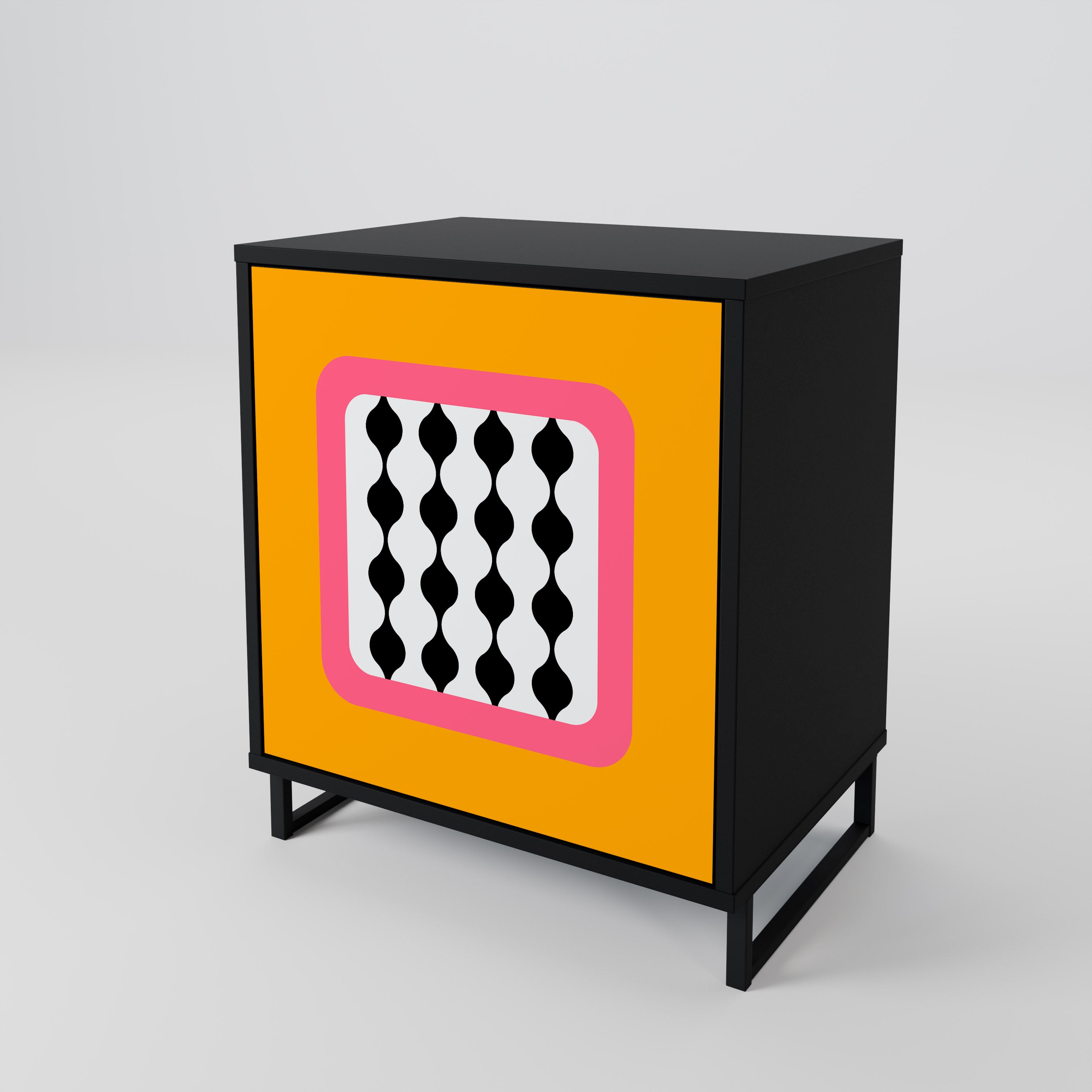 TEARS IN HEAVEN Komoda 1-drzwiowa korpus Czarny