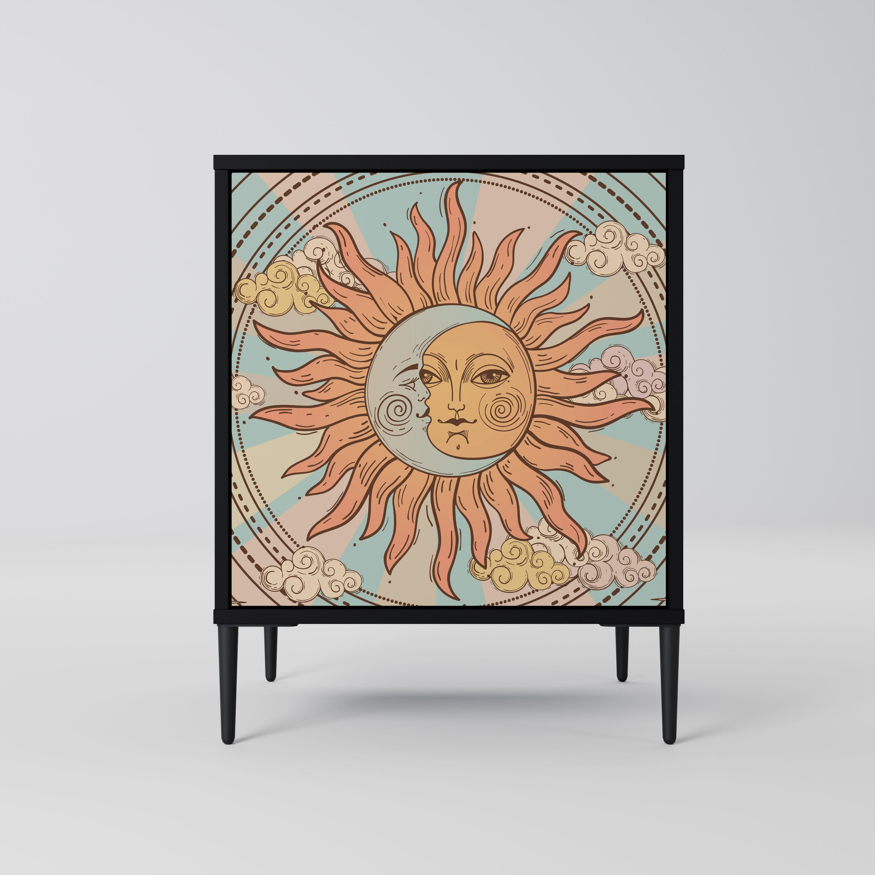 MYSTICAL STRUCTURE Komoda 1-drzwiowa korpus Czarny