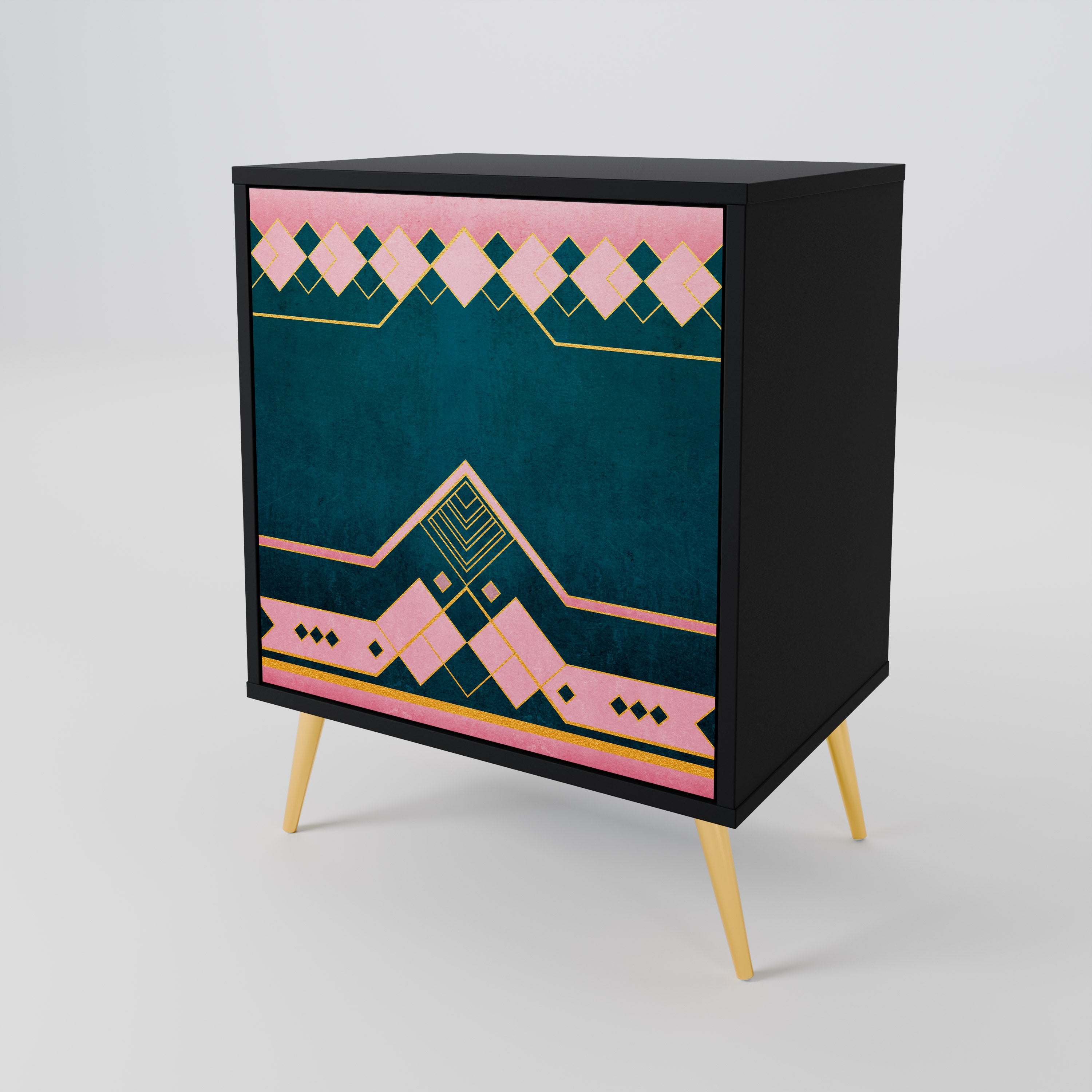 ROYAL COMPOSITION Komoda 1-drzwiowa korpus Czarny