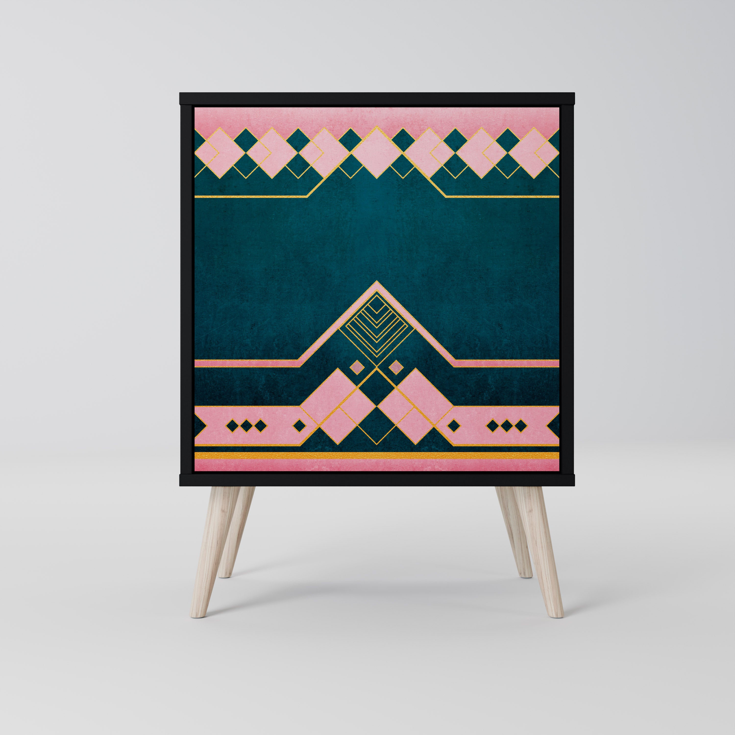 ROYAL COMPOSITION Komoda 1-drzwiowa korpus Czarny