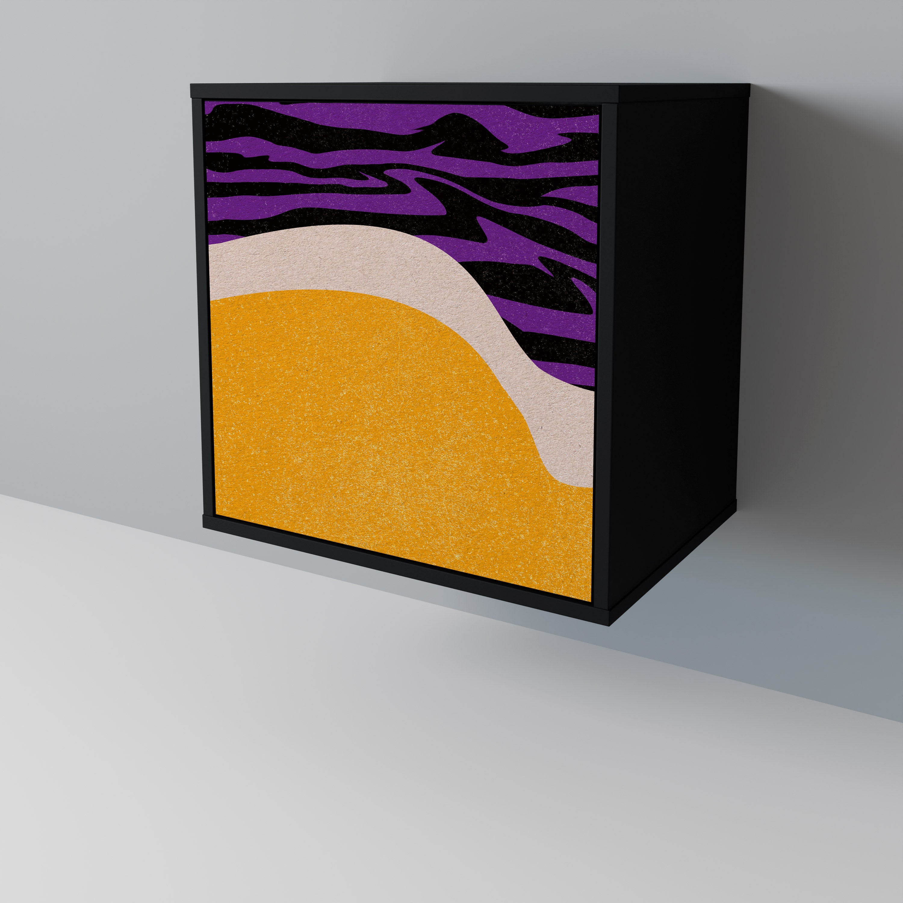 INDEPENDENT BORDER Komoda 1-drzwiowa korpus Czarny