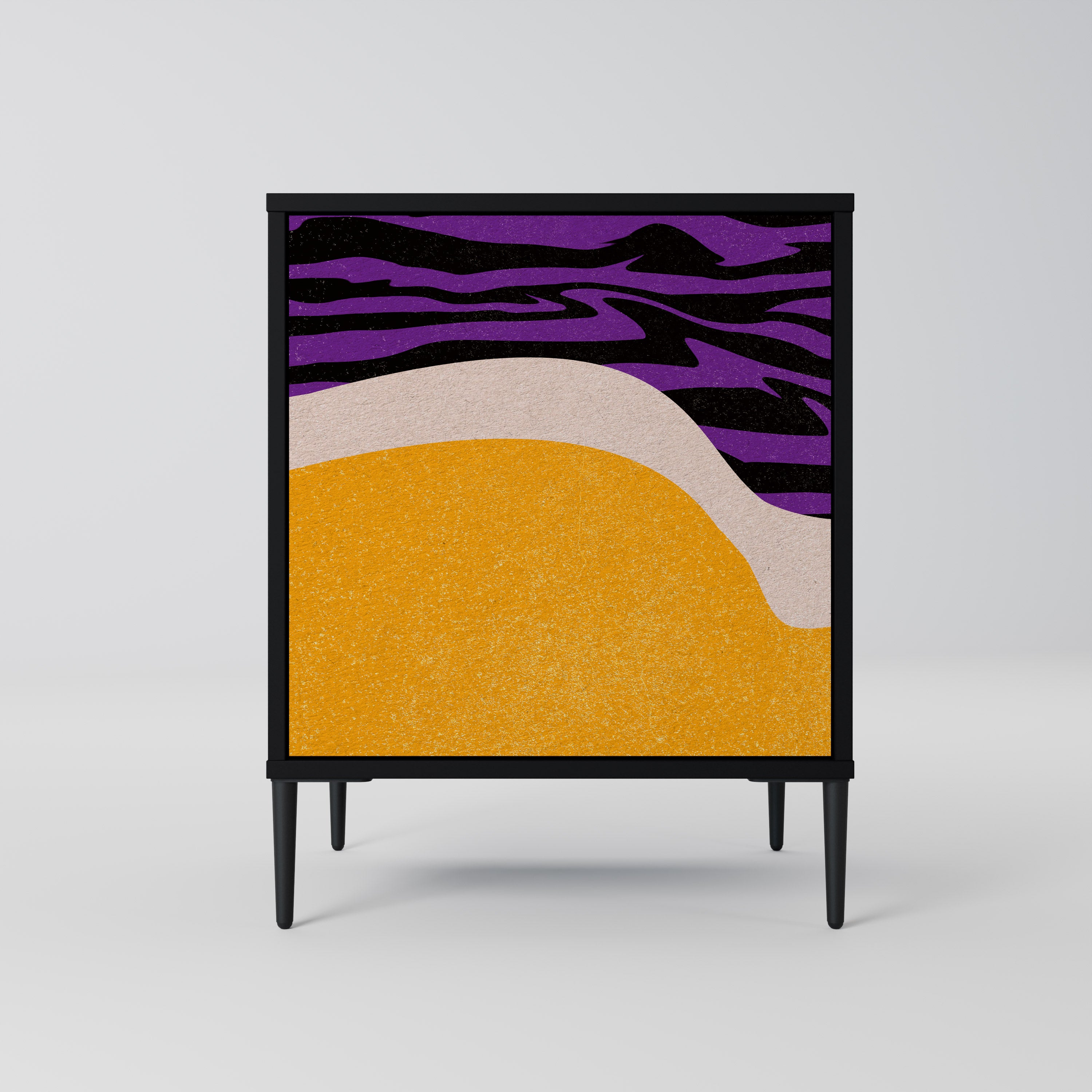 INDEPENDENT BORDER Komoda 1-drzwiowa korpus Czarny