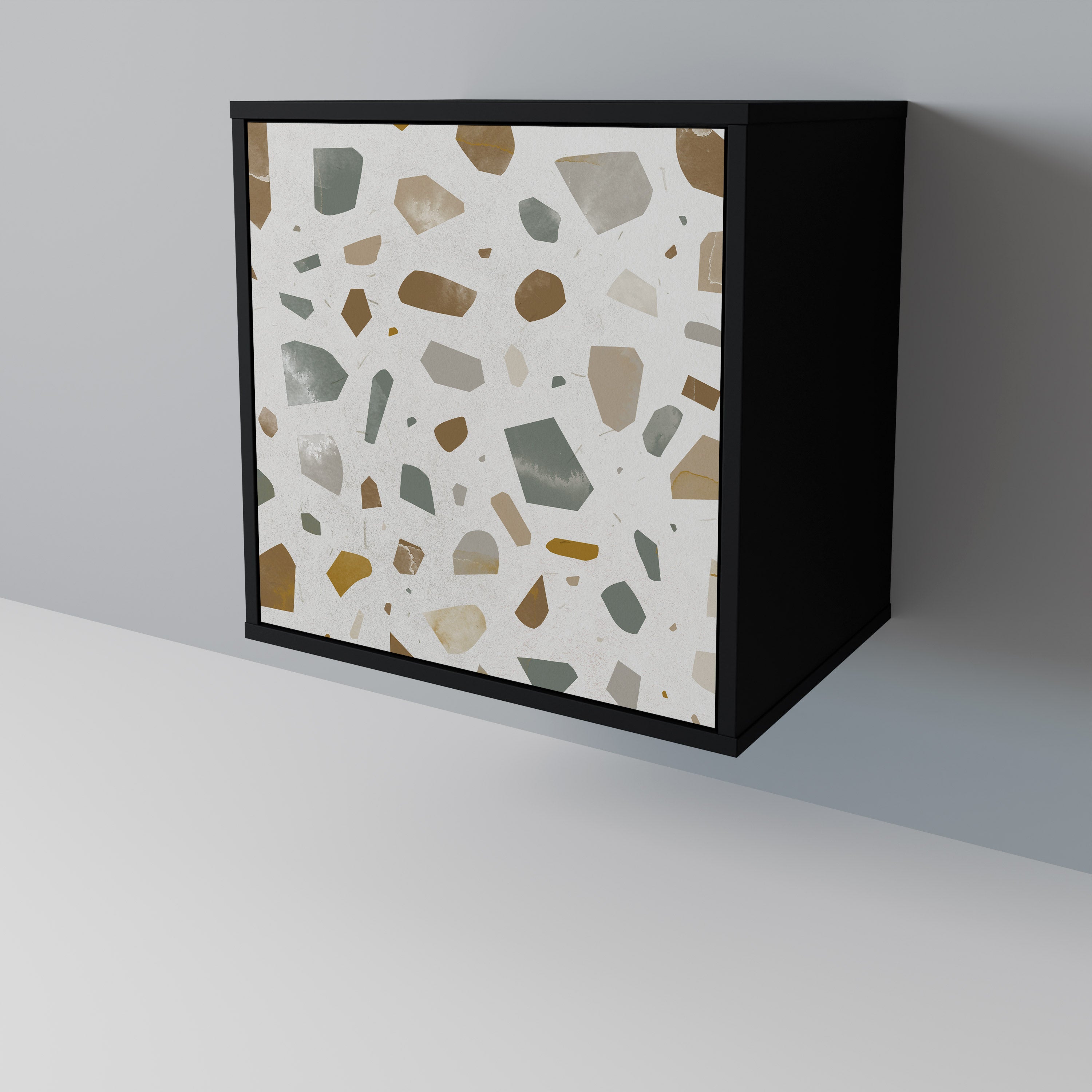 PIECES OF TOMORROW Komoda 1-drzwiowa korpus Czarny