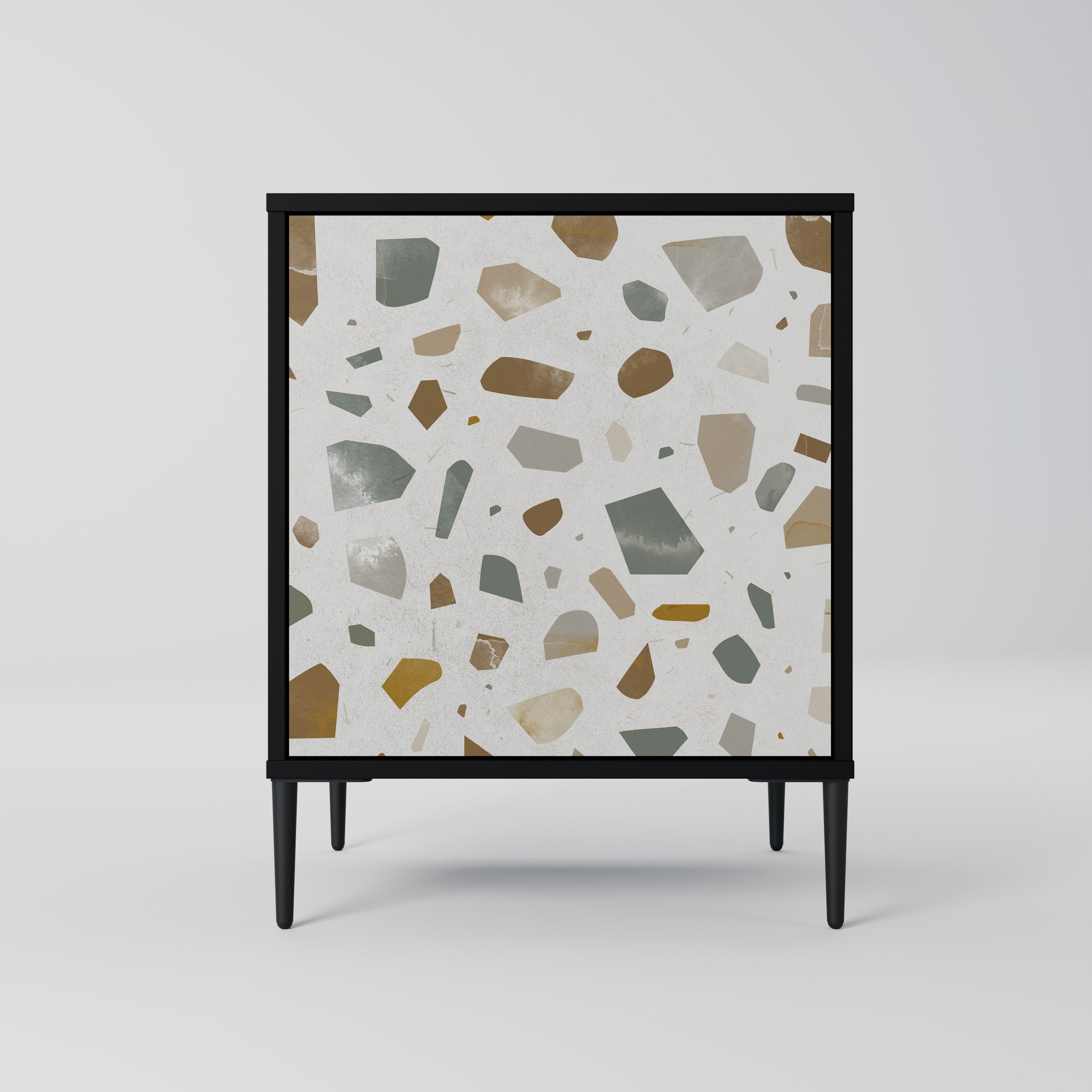 PIECES OF TOMORROW Komoda 1-drzwiowa korpus Czarny