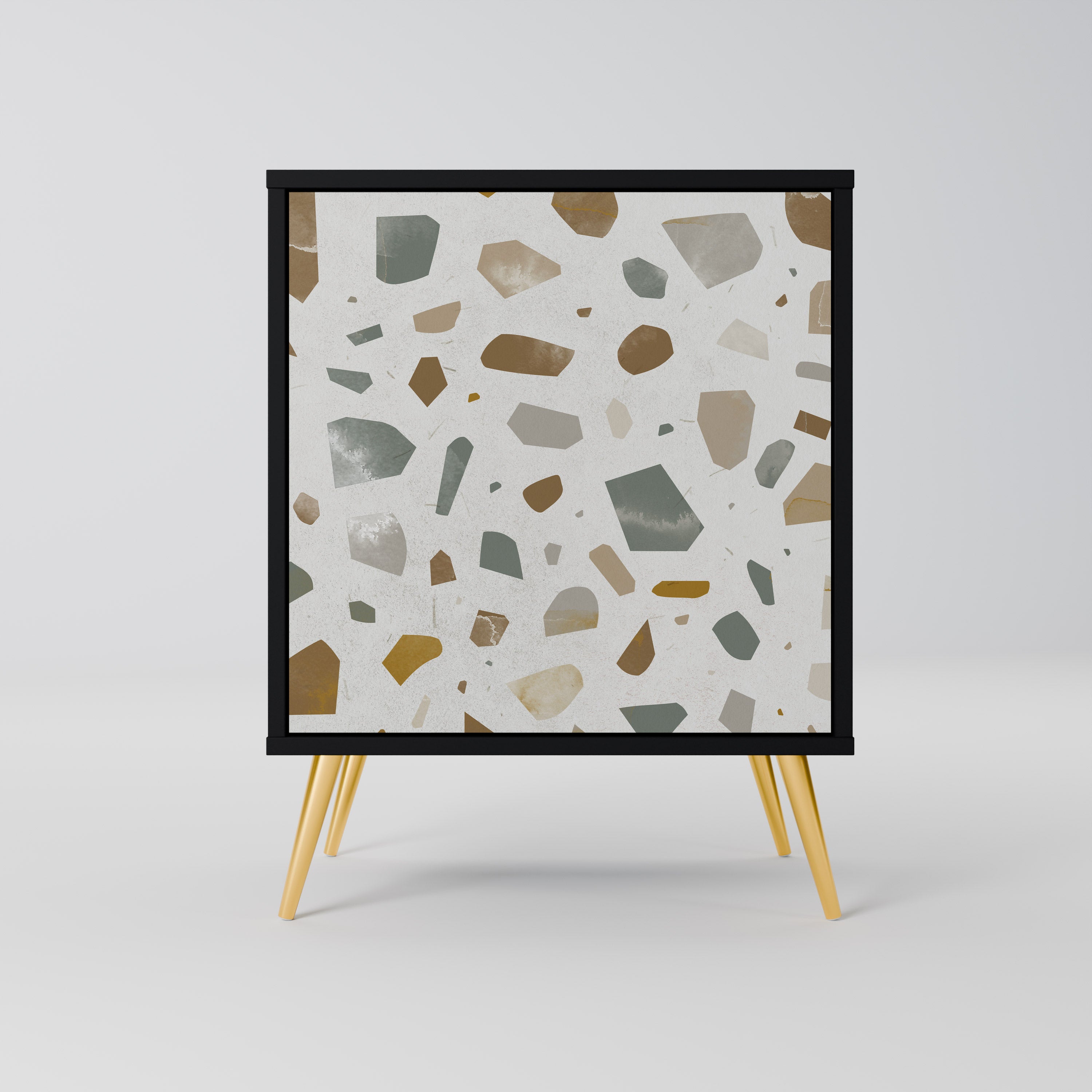 PIECES OF TOMORROW Komoda 1-drzwiowa korpus Czarny