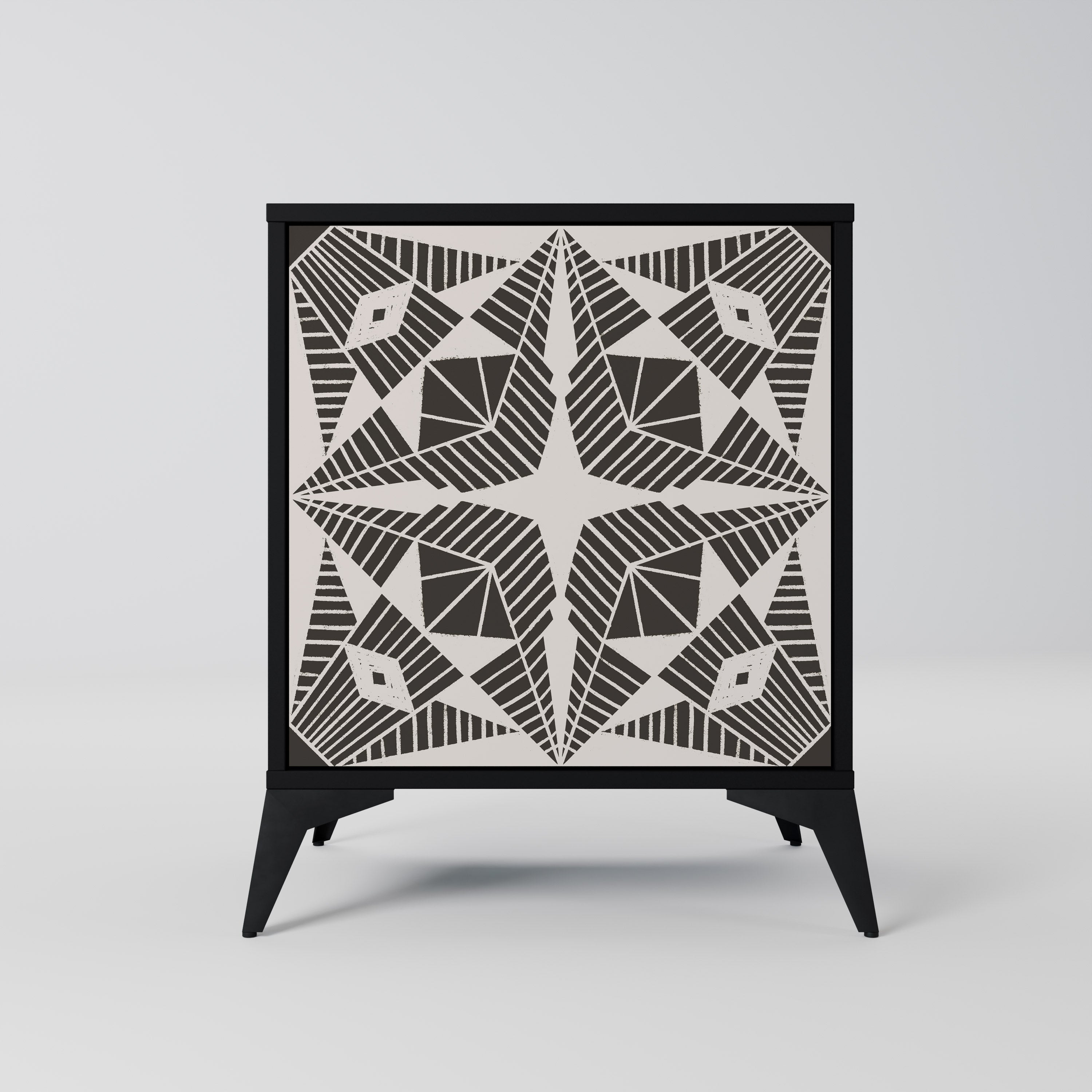 MONOCHROME NEXUS Komoda 1-drzwiowa korpus Czarny