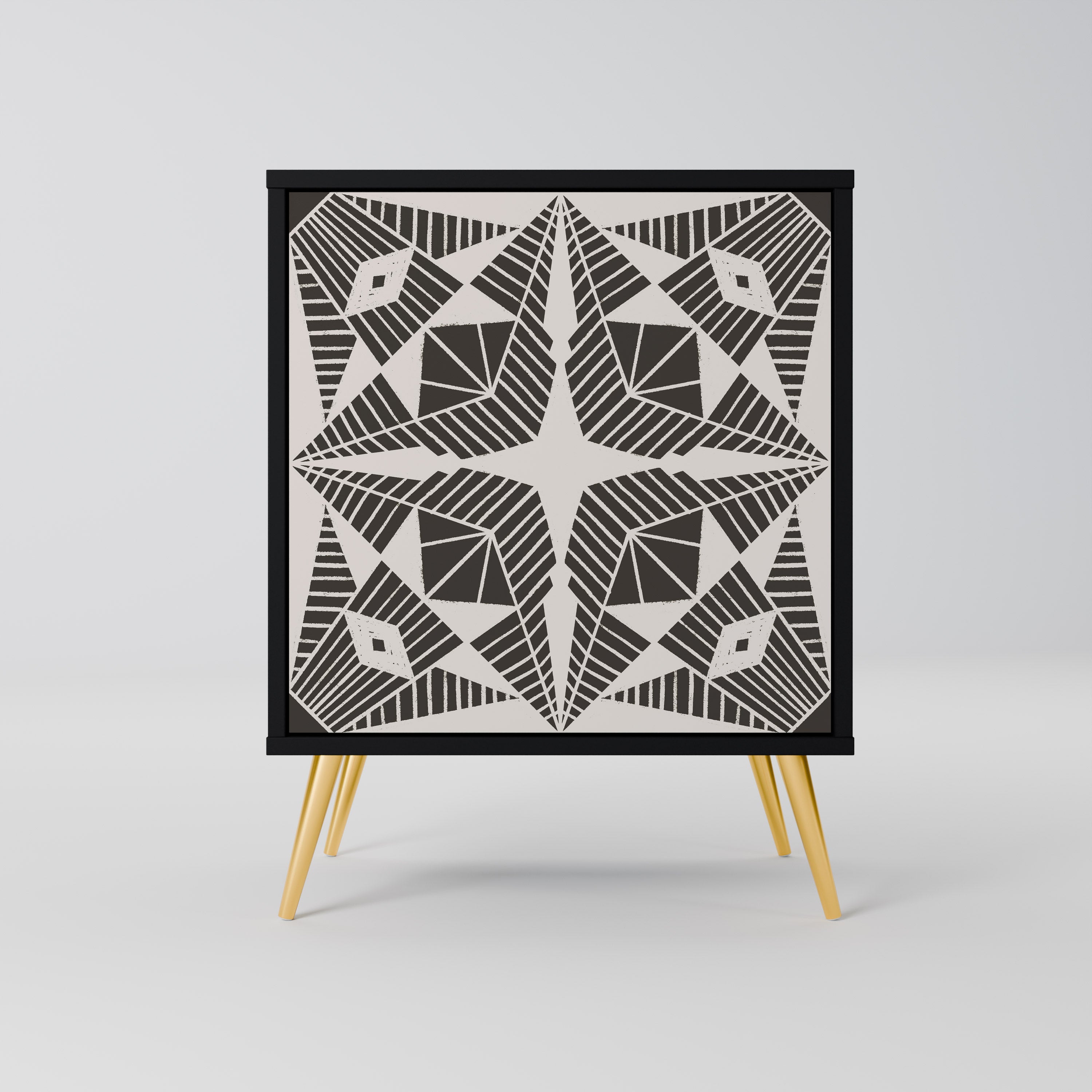 MONOCHROME NEXUS Komoda 1-drzwiowa korpus Czarny