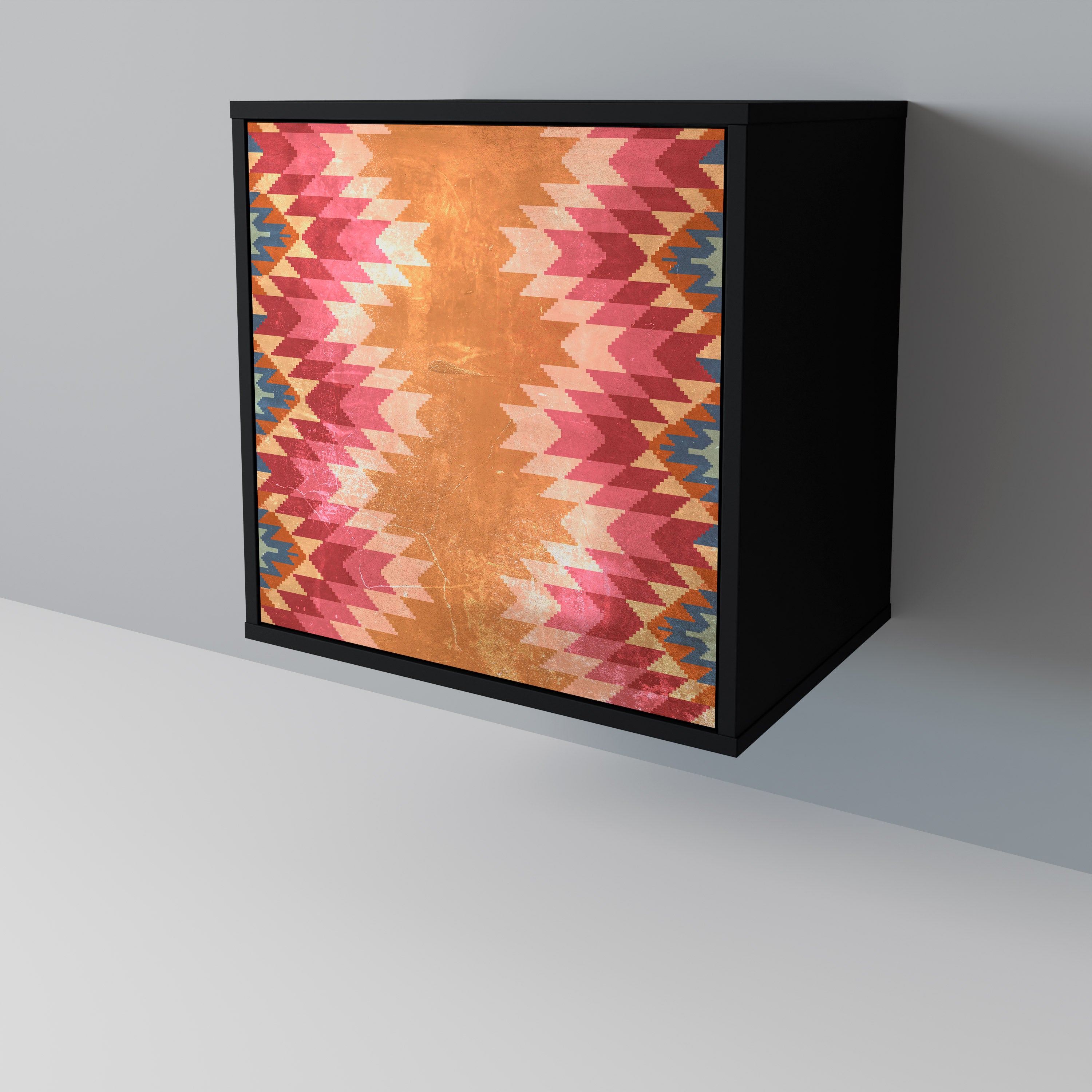 INDIAN FOLK Komoda 1-drzwiowa korpus Czarny