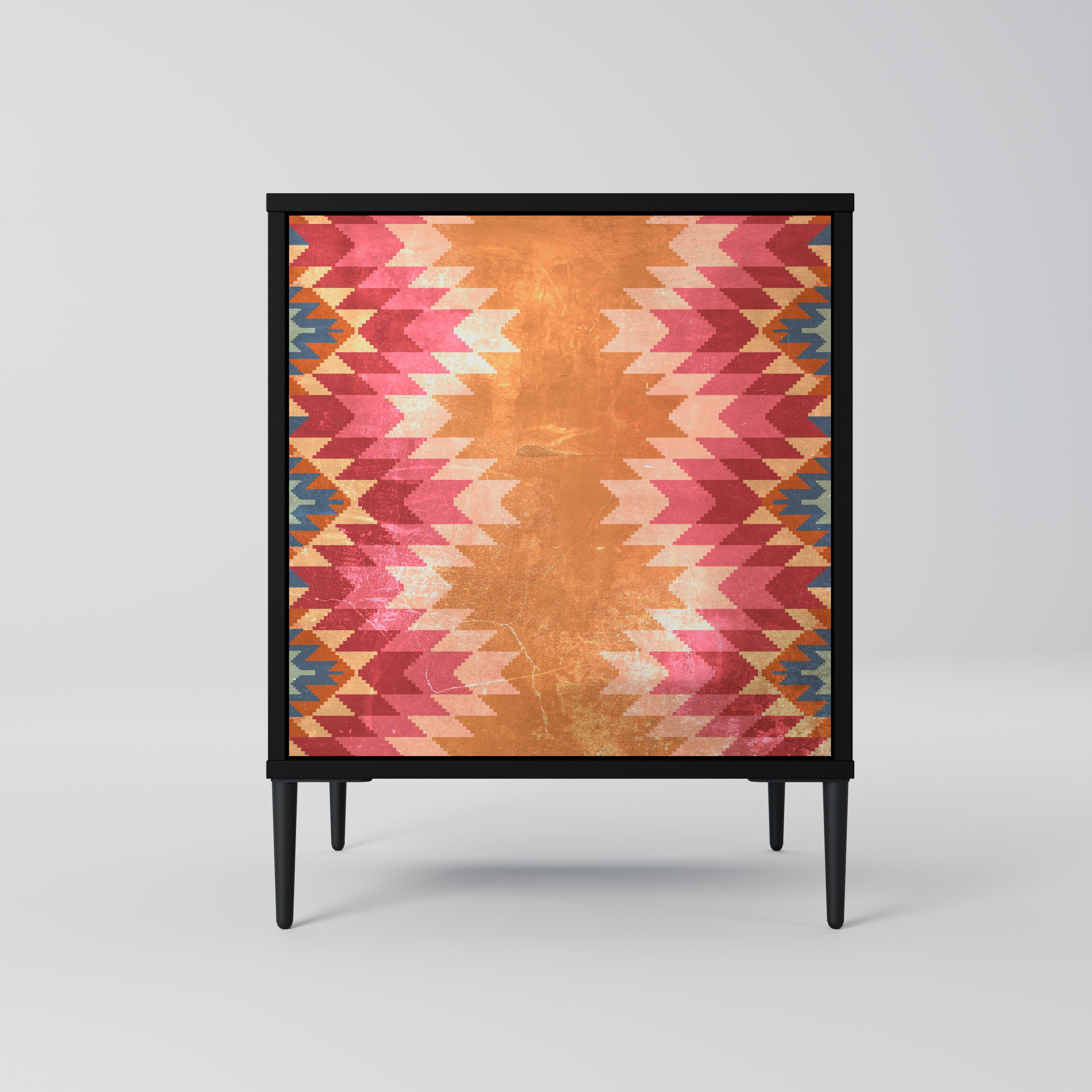 INDIAN FOLK Komoda 1-drzwiowa korpus Czarny