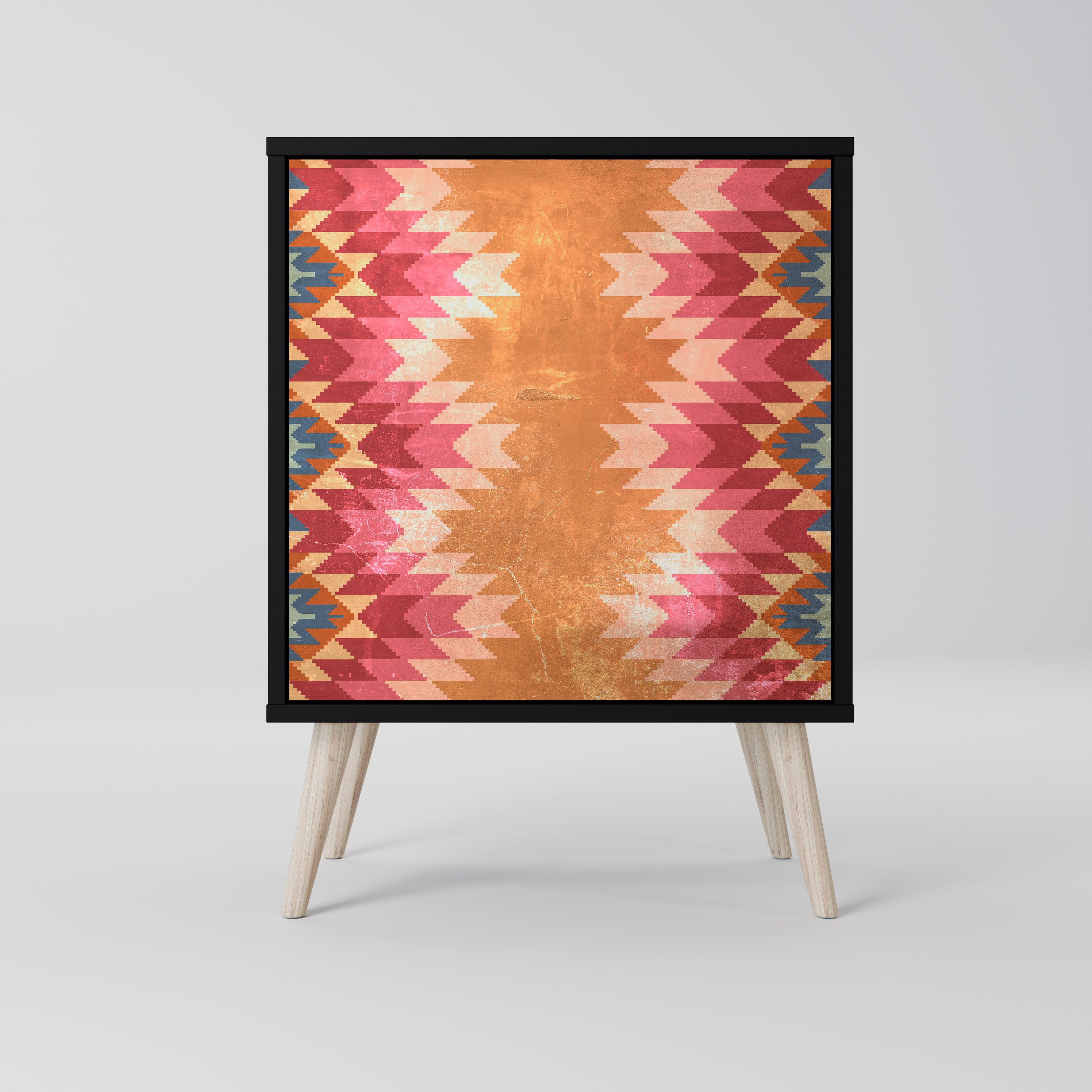 INDIAN FOLK Komoda 1-drzwiowa korpus Czarny