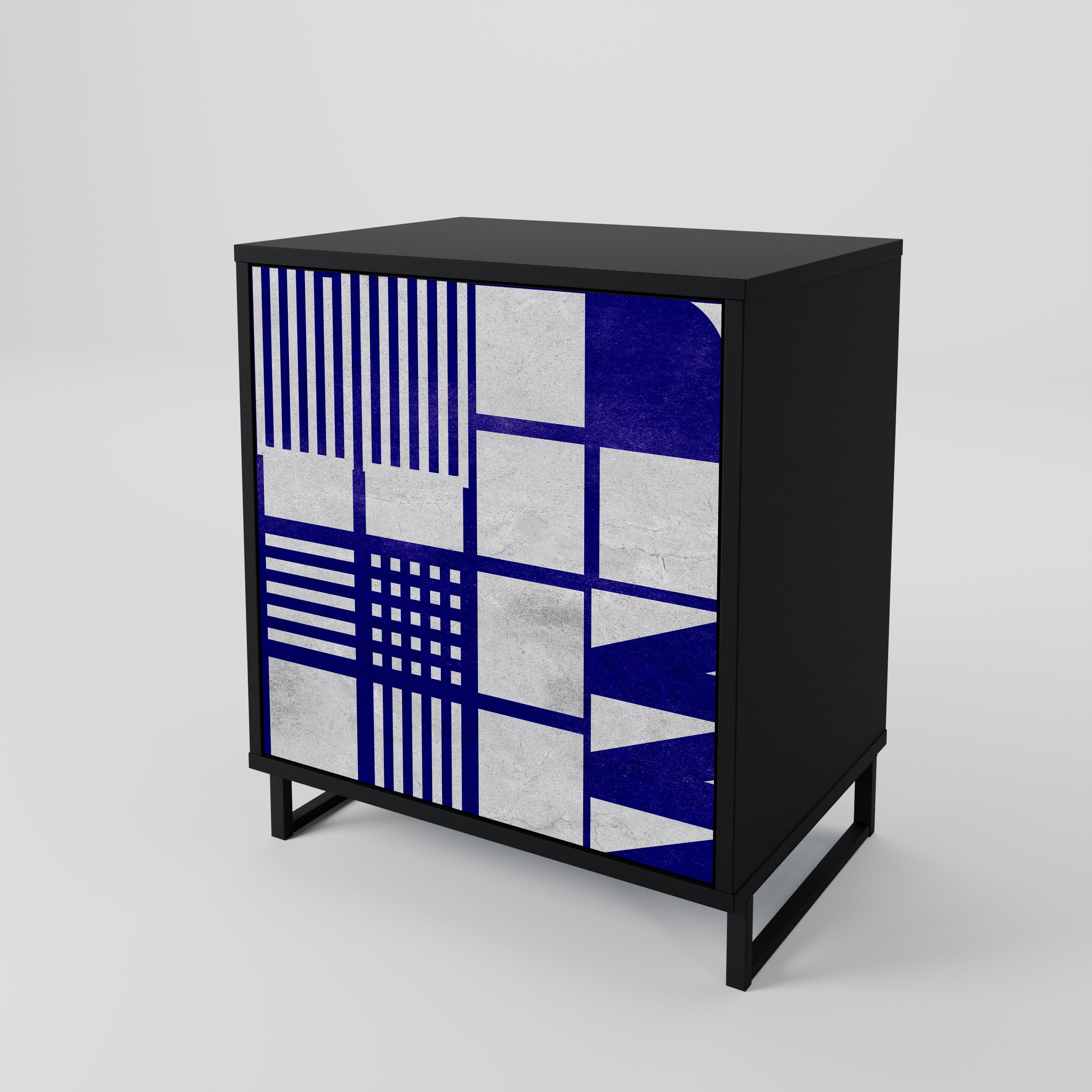 THE RIGHT PLACES Komoda 1-drzwiowa korpus Czarny