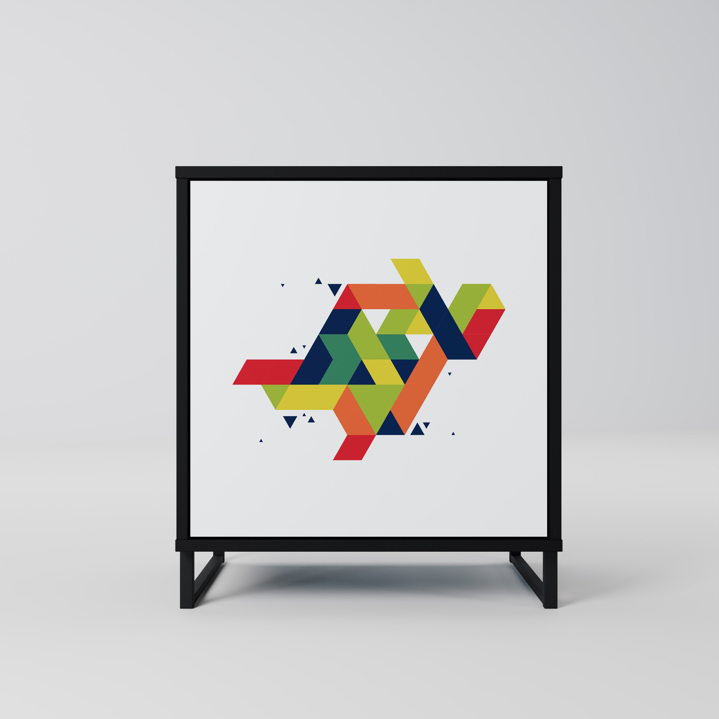 FUTURE SIGN Komoda 1-drzwiowa korpus Czarny