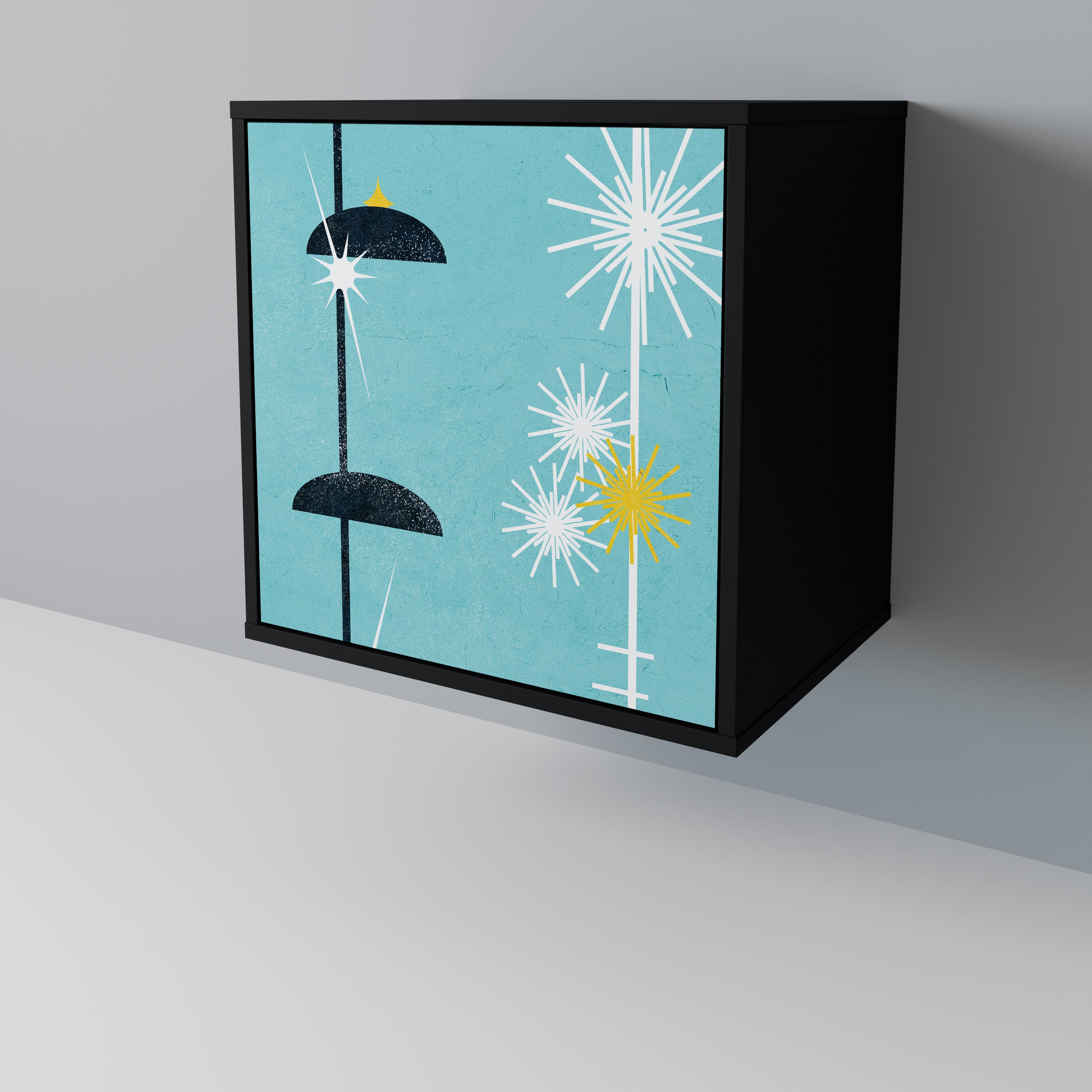 PATHS TO HAPPINESS Komoda 1-drzwiowa korpus Czarny