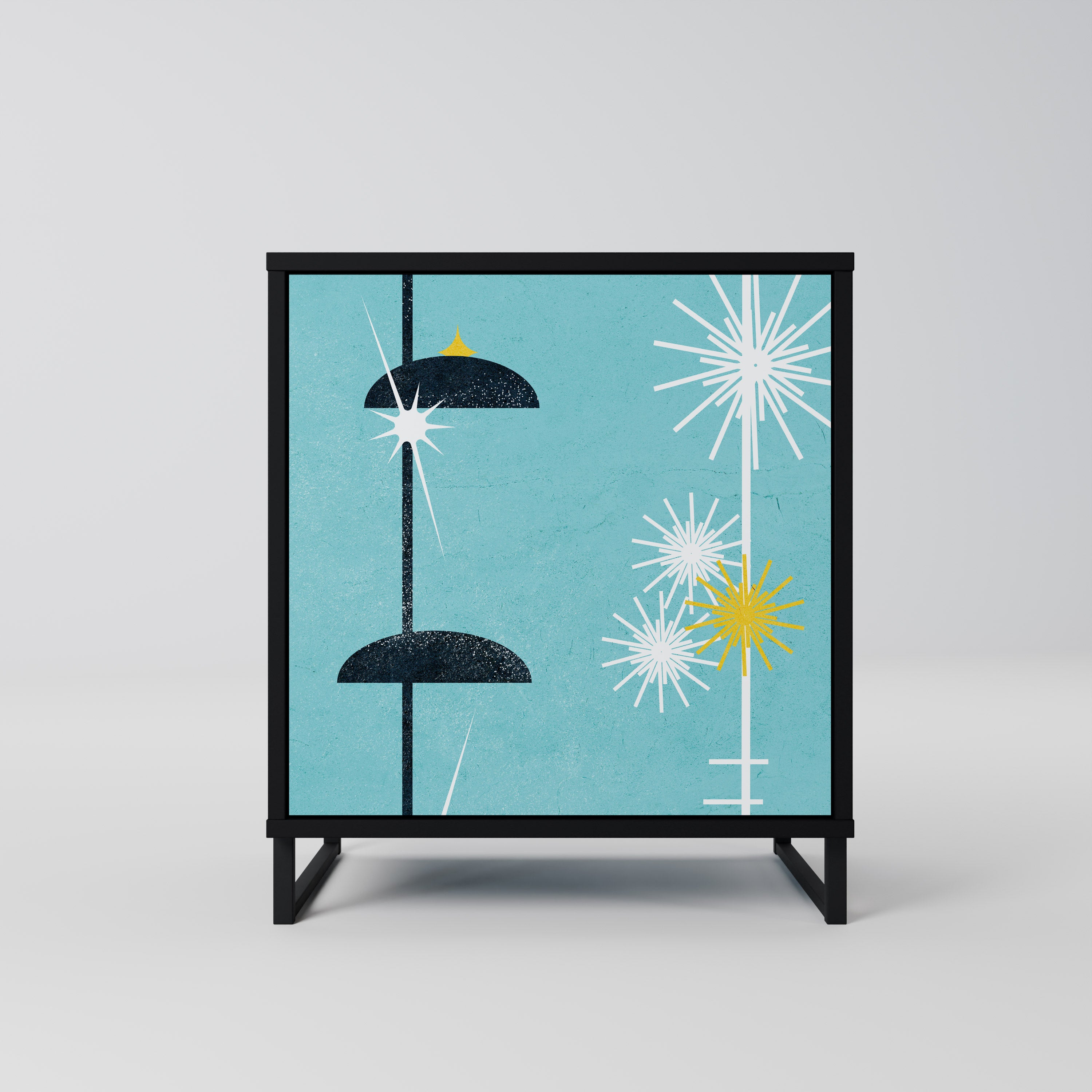 PATHS TO HAPPINESS Komoda 1-drzwiowa korpus Czarny