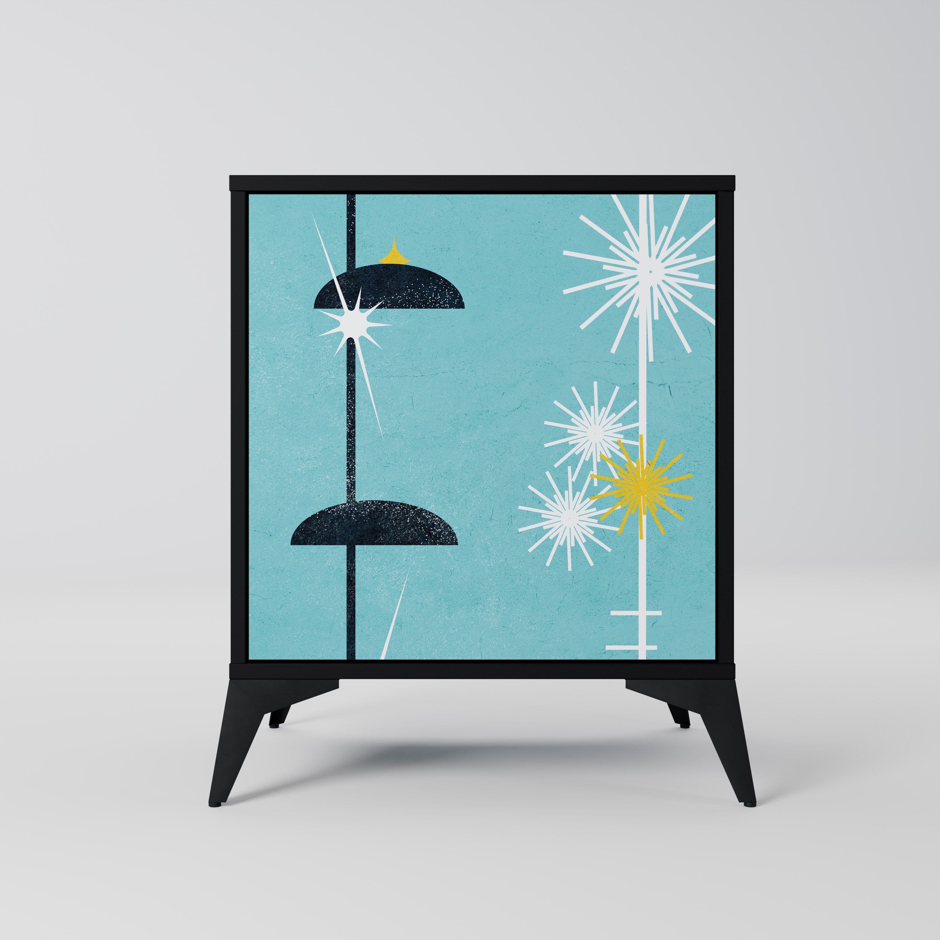 PATHS TO HAPPINESS Komoda 1-drzwiowa korpus Czarny