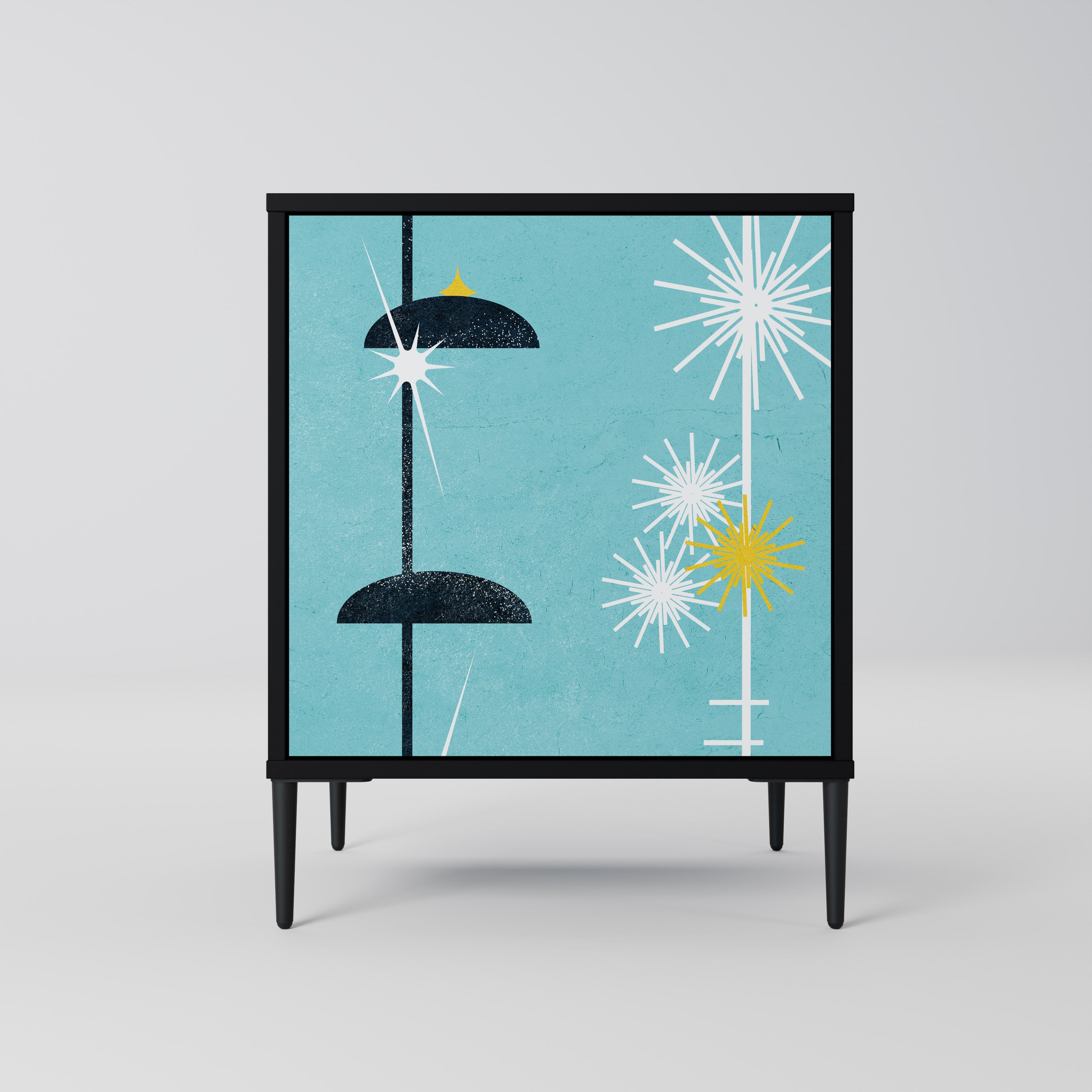 PATHS TO HAPPINESS Komoda 1-drzwiowa korpus Czarny