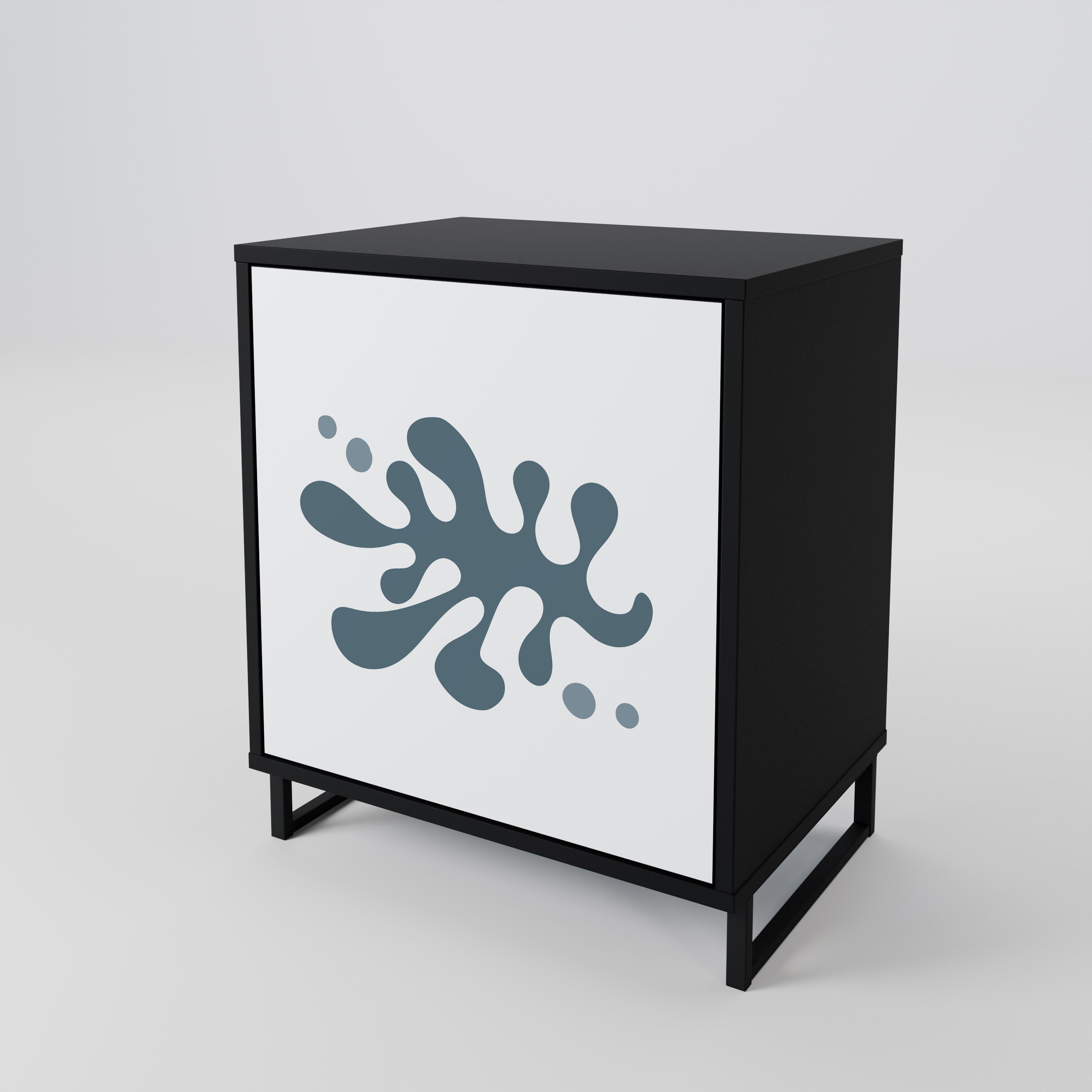 WONDERLAND VEGETATION Komoda 1-drzwiowa korpus Czarny