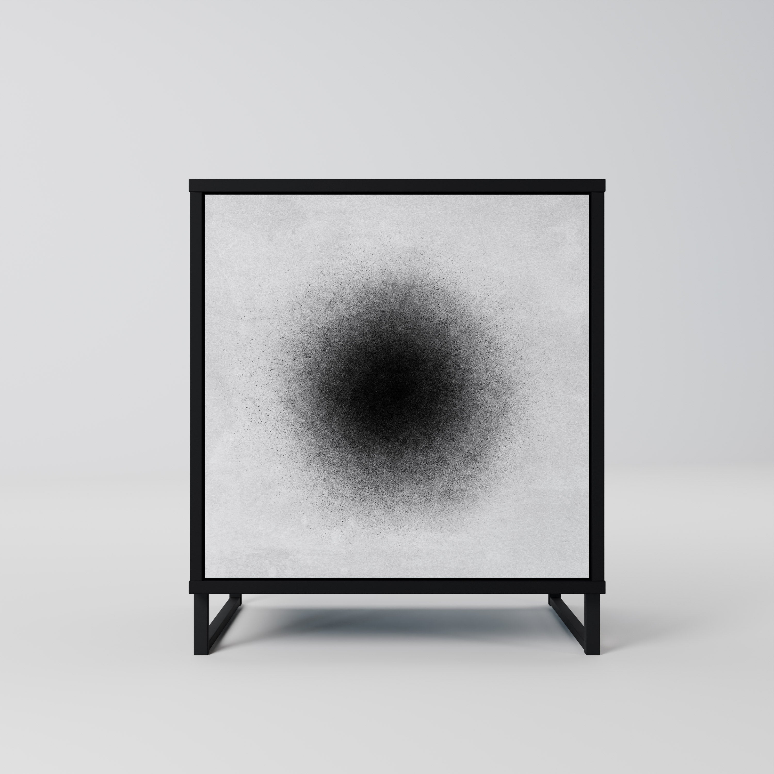 BLACK HOLE Komoda 1-drzwiowa korpus Czarny