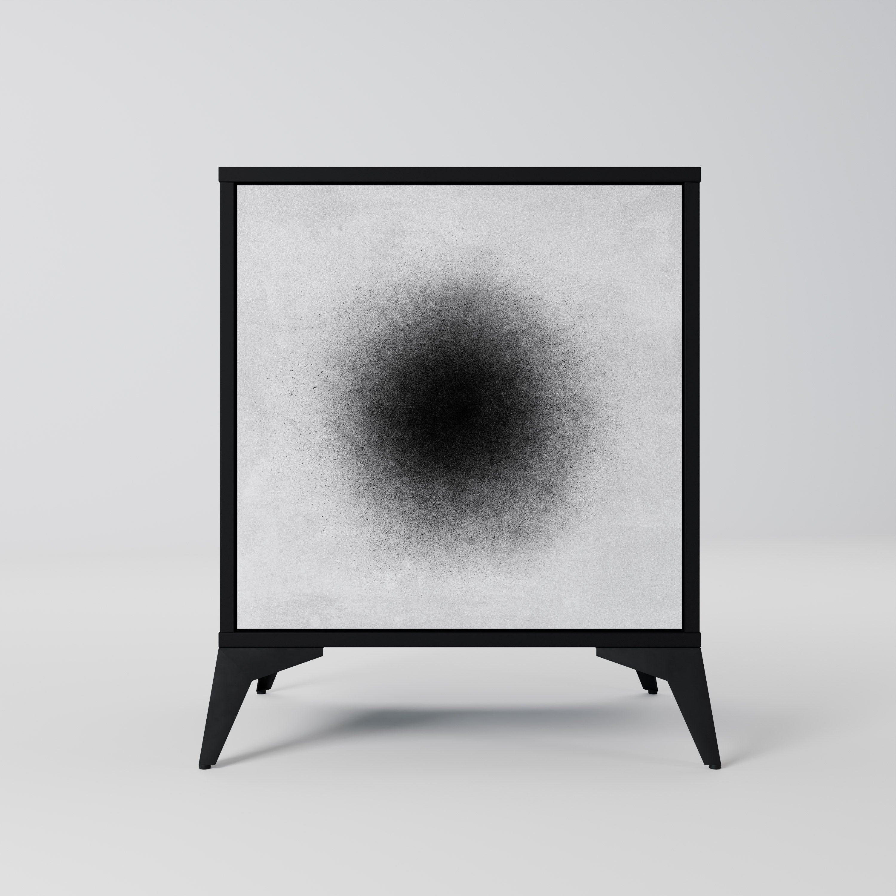 BLACK HOLE Komoda 1-drzwiowa korpus Czarny