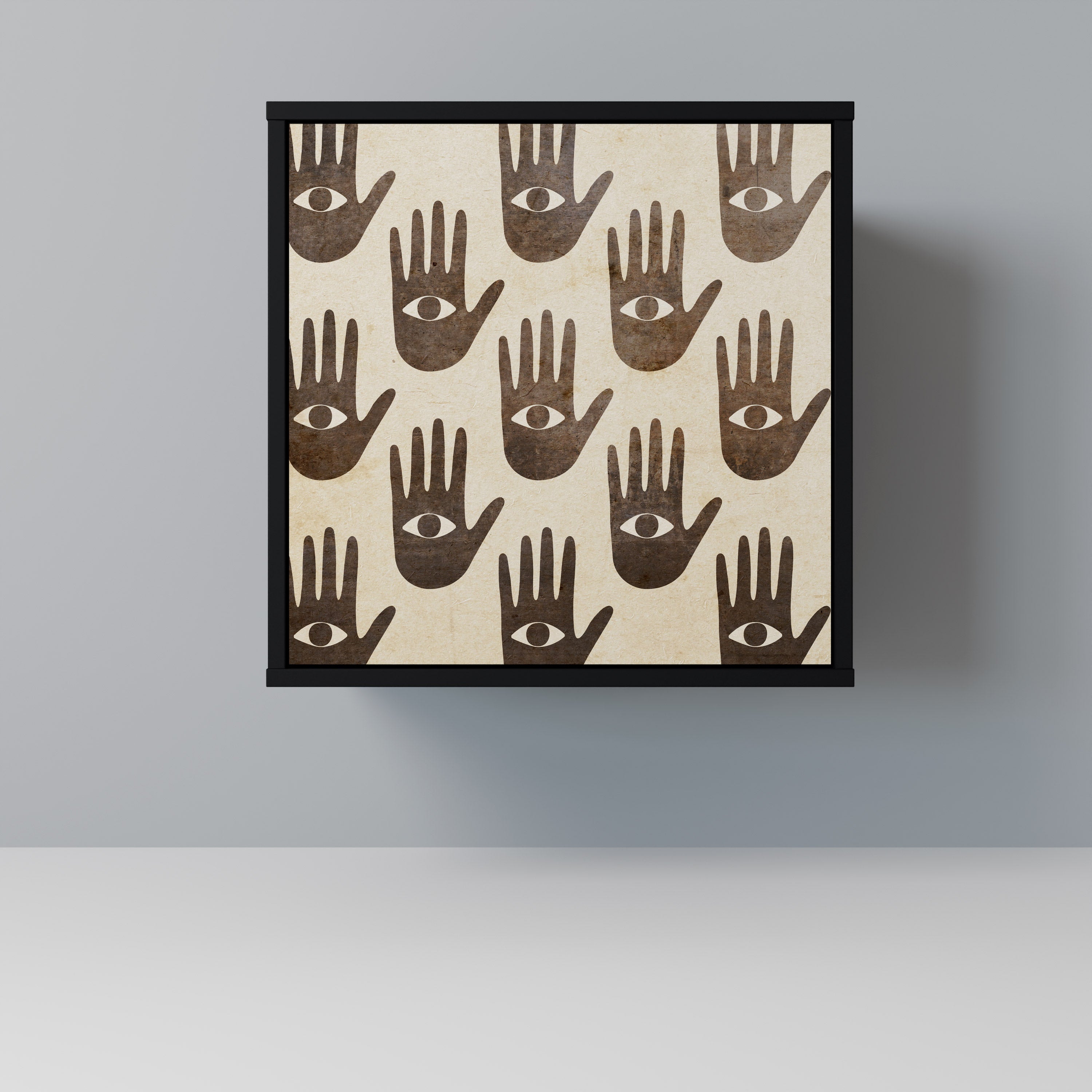 SEE MORE Komoda 1-drzwiowa korpus Czarny