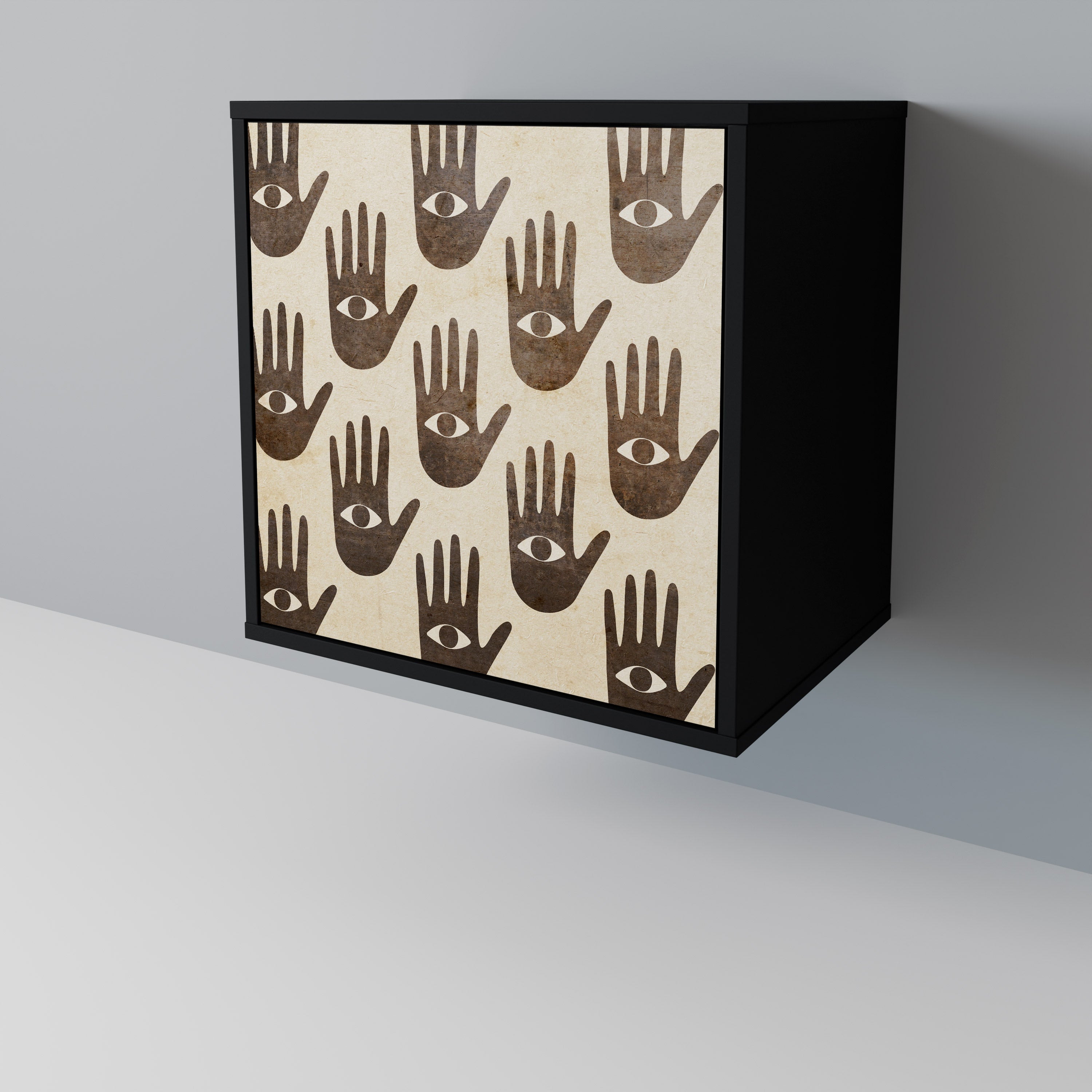 SEE MORE Komoda 1-drzwiowa korpus Czarny