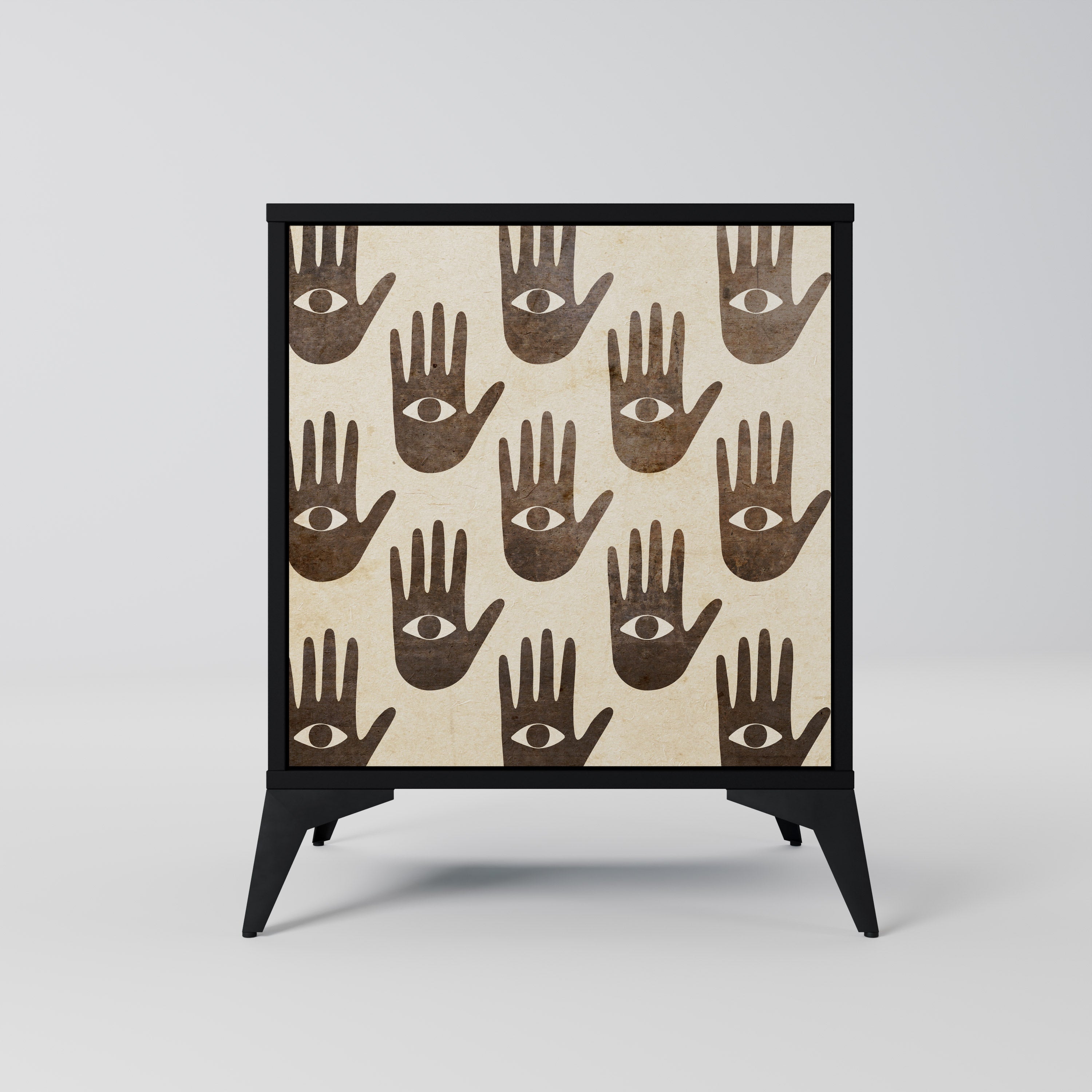 SEE MORE Komoda 1-drzwiowa korpus Czarny