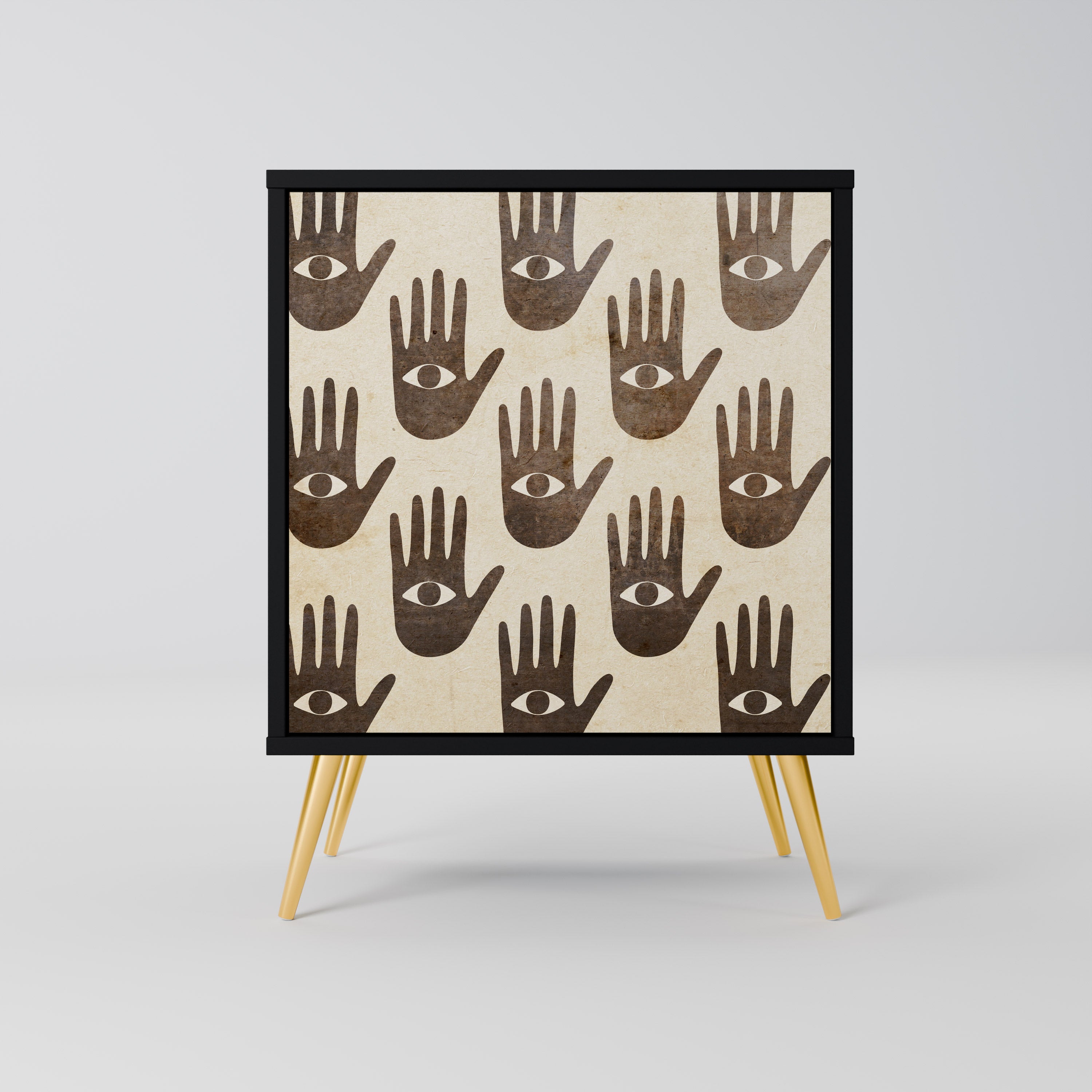 SEE MORE Komoda 1-drzwiowa korpus Czarny