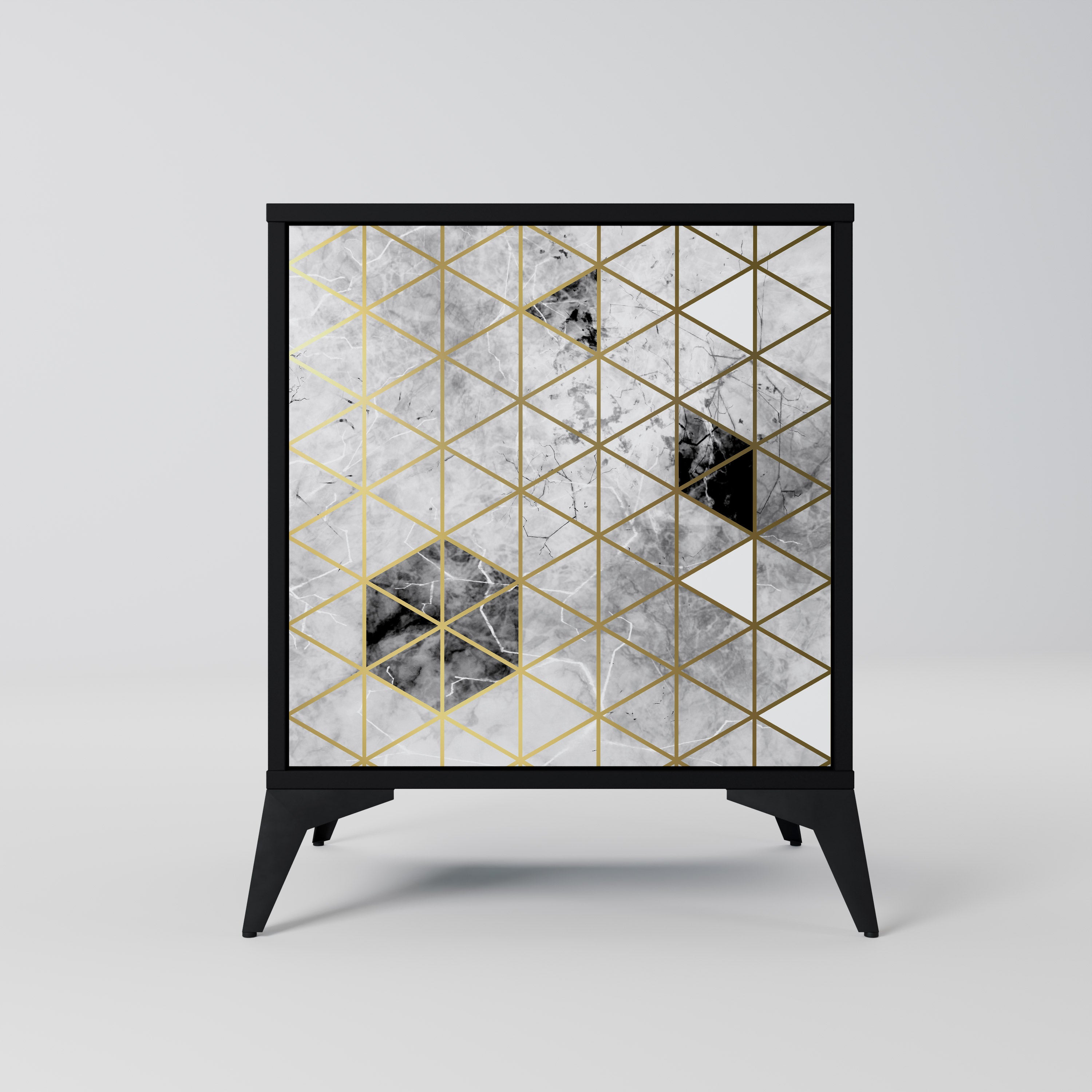 ASHEN ARIA Komoda 1-drzwiowa korpus Czarny