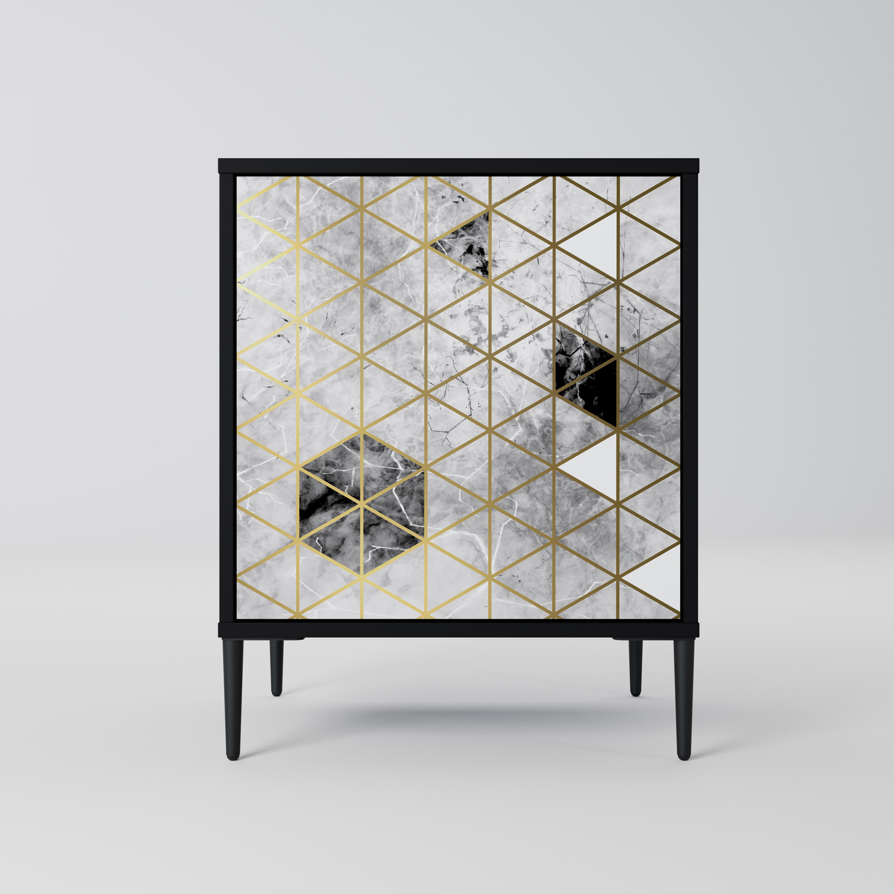 ASHEN ARIA Komoda 1-drzwiowa korpus Czarny