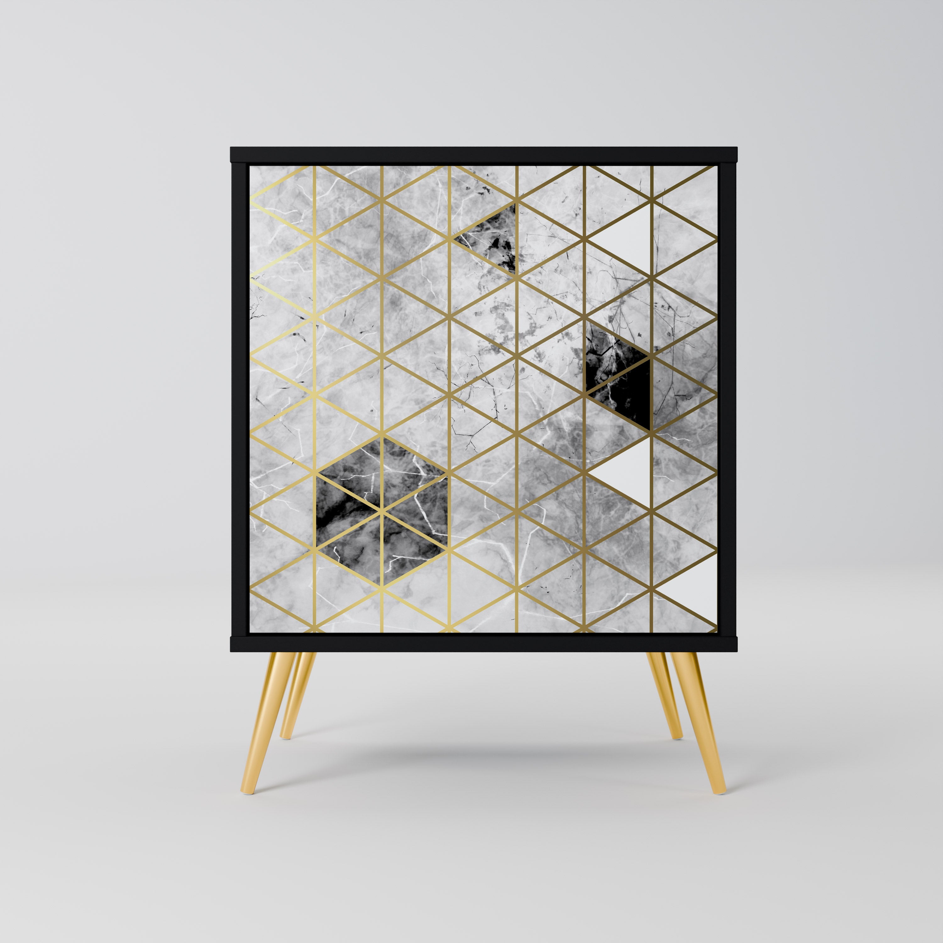 ASHEN ARIA Komoda 1-drzwiowa korpus Czarny