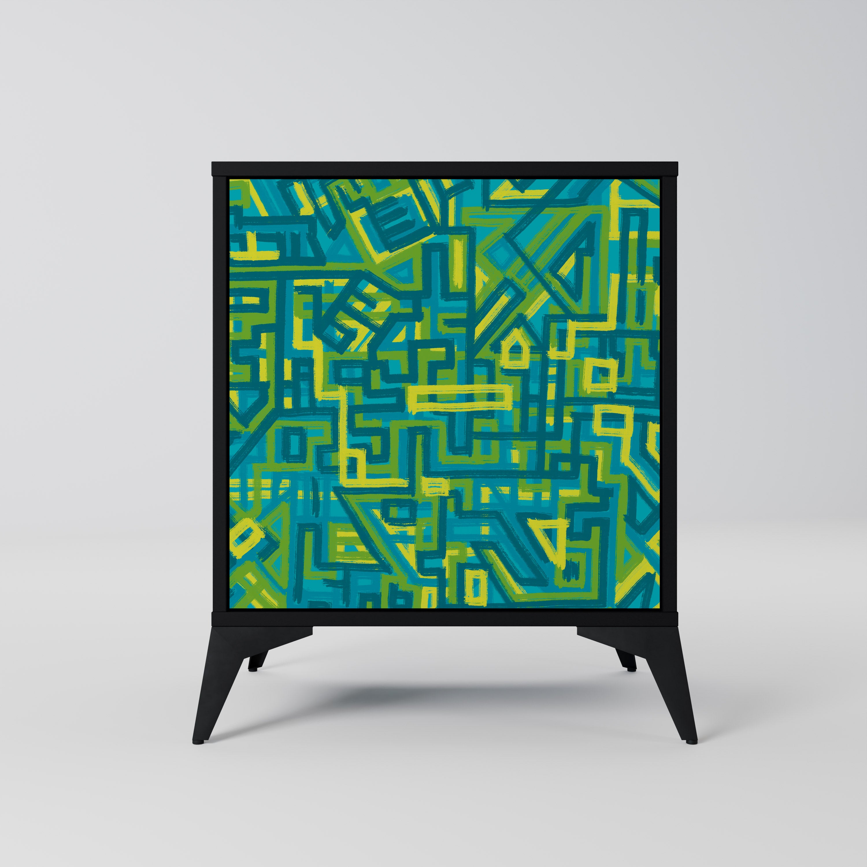 NOSTALGIC MEMORIES Komoda 1-drzwiowa korpus Czarny