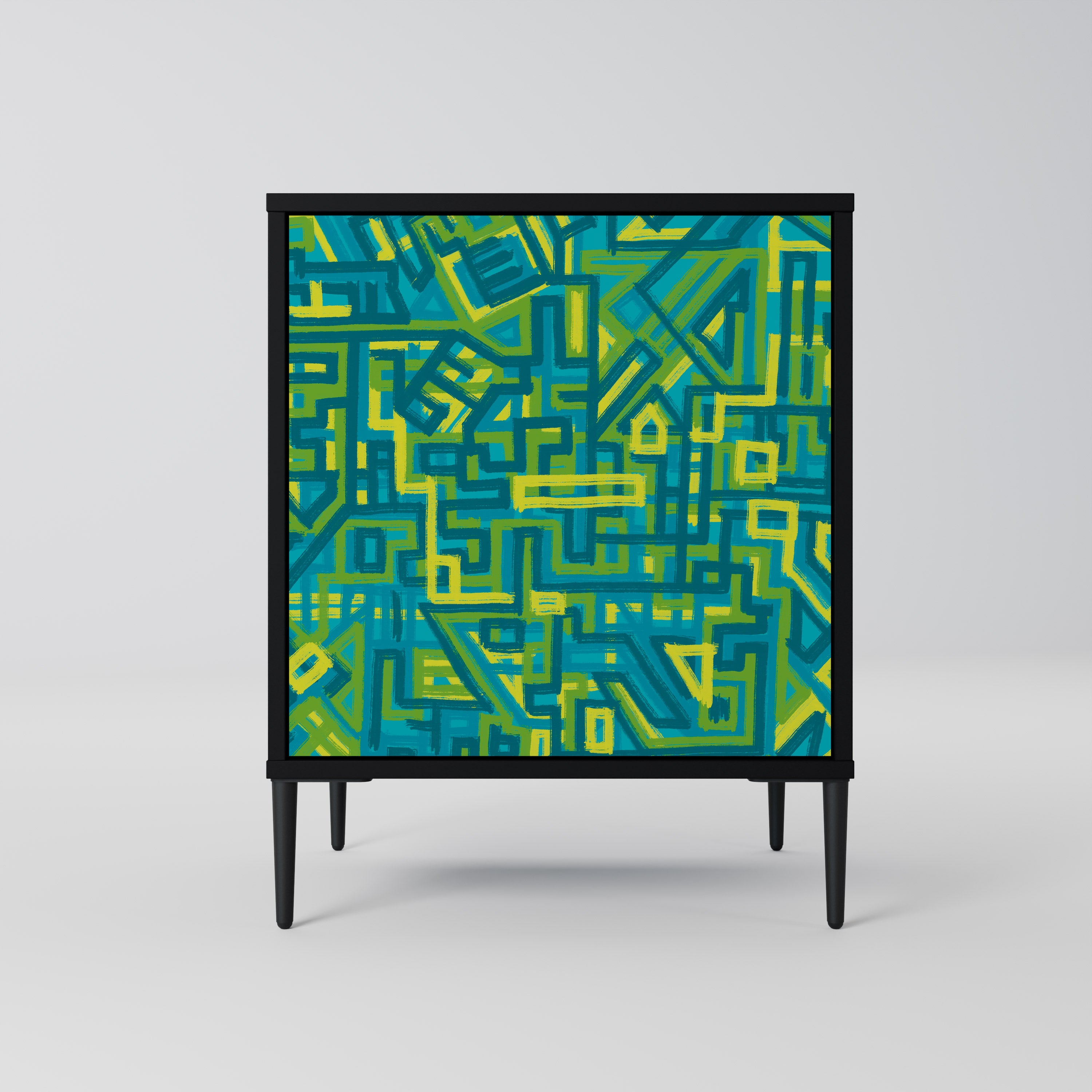 NOSTALGIC MEMORIES Komoda 1-drzwiowa korpus Czarny