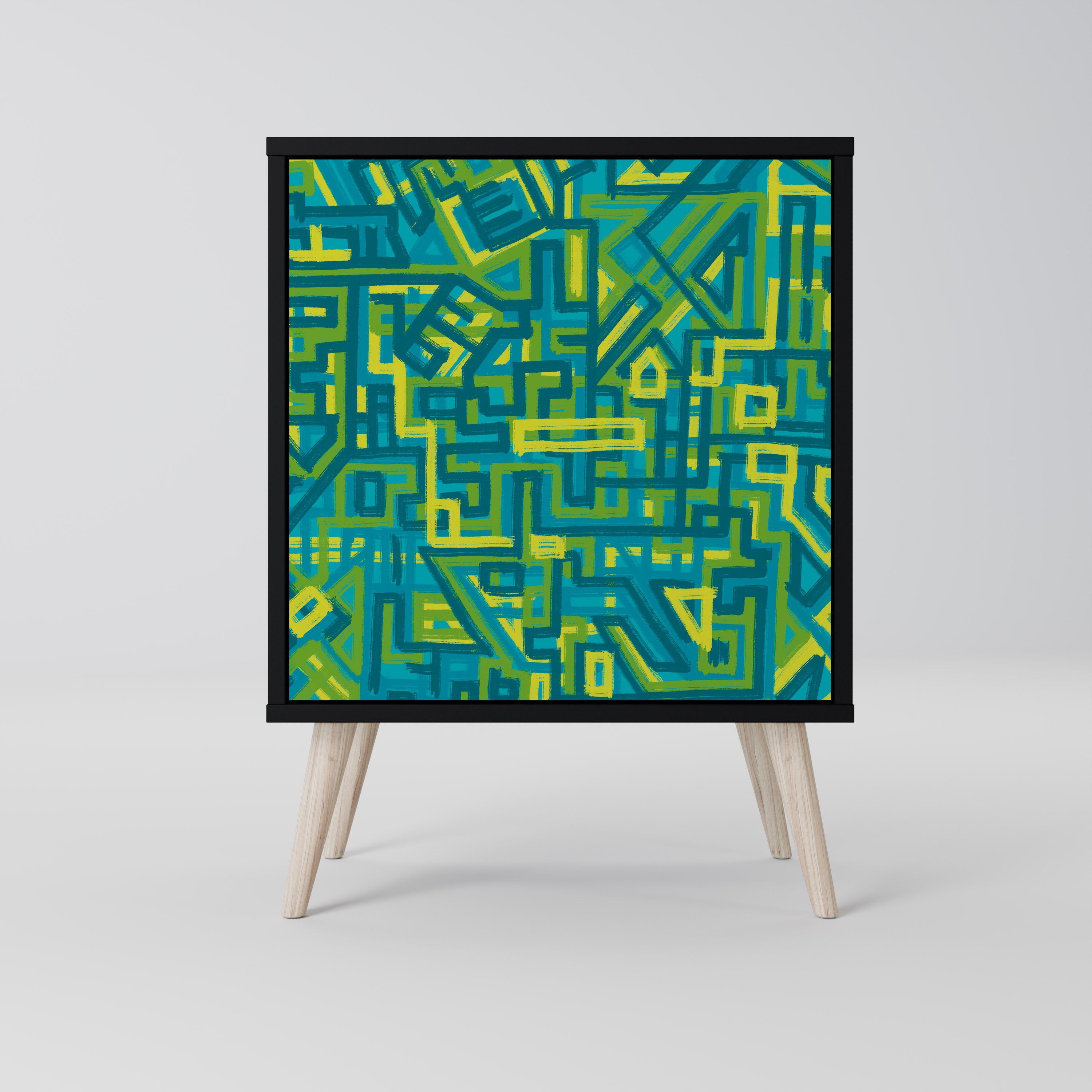 NOSTALGIC MEMORIES Komoda 1-drzwiowa korpus Czarny