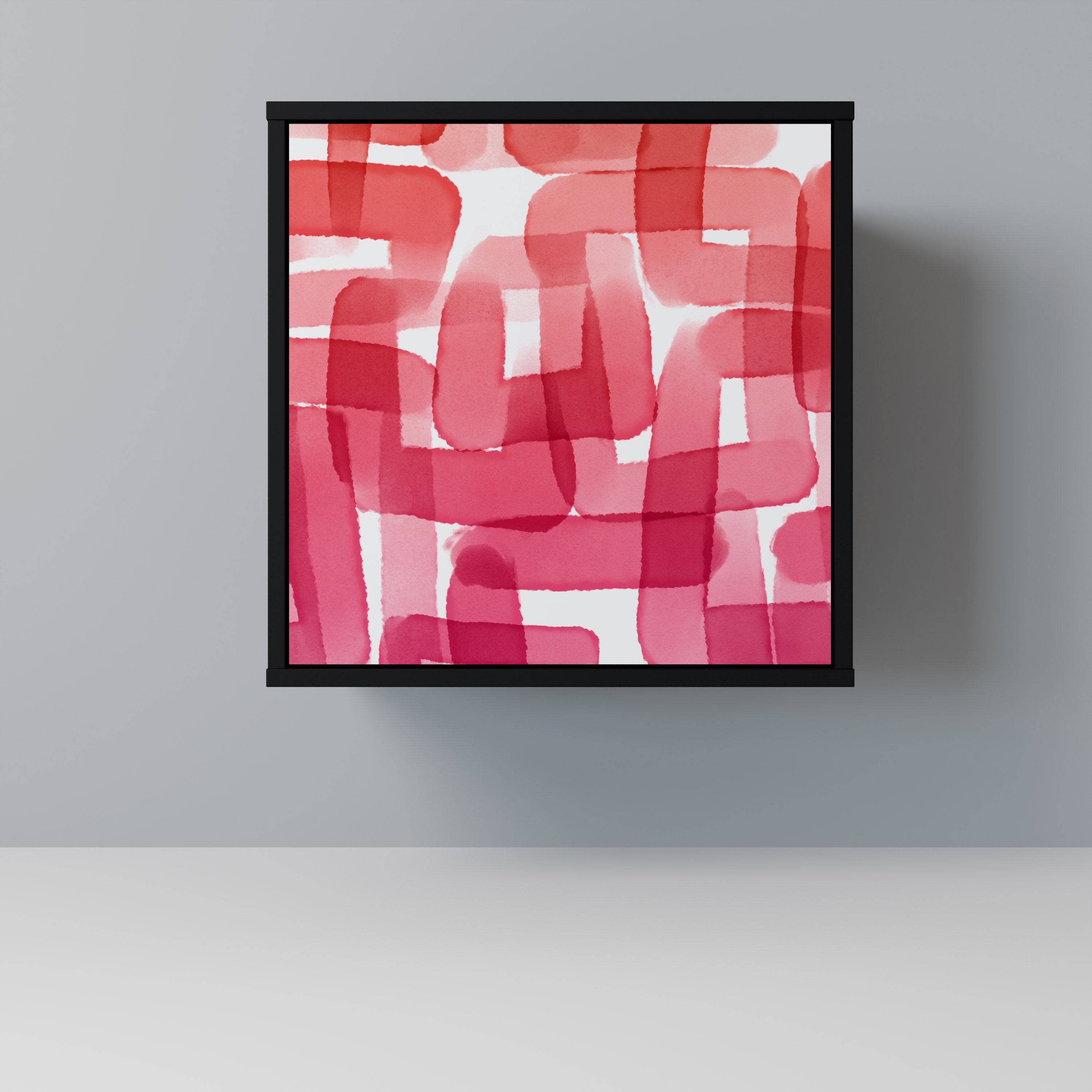 KALEIDOSCOPIC CUBISM Komoda 1-drzwiowa korpus Czarny